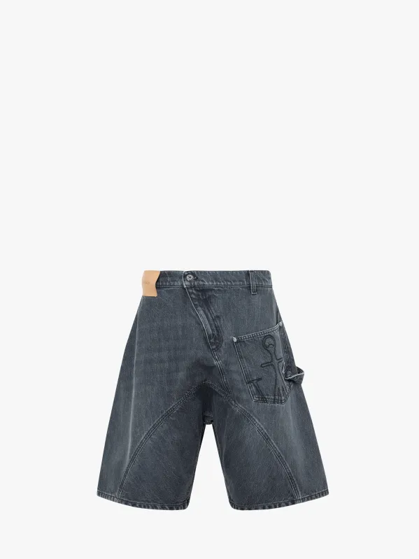 TWISTED WORKWEAR SHORTS made by J.W. Anderson