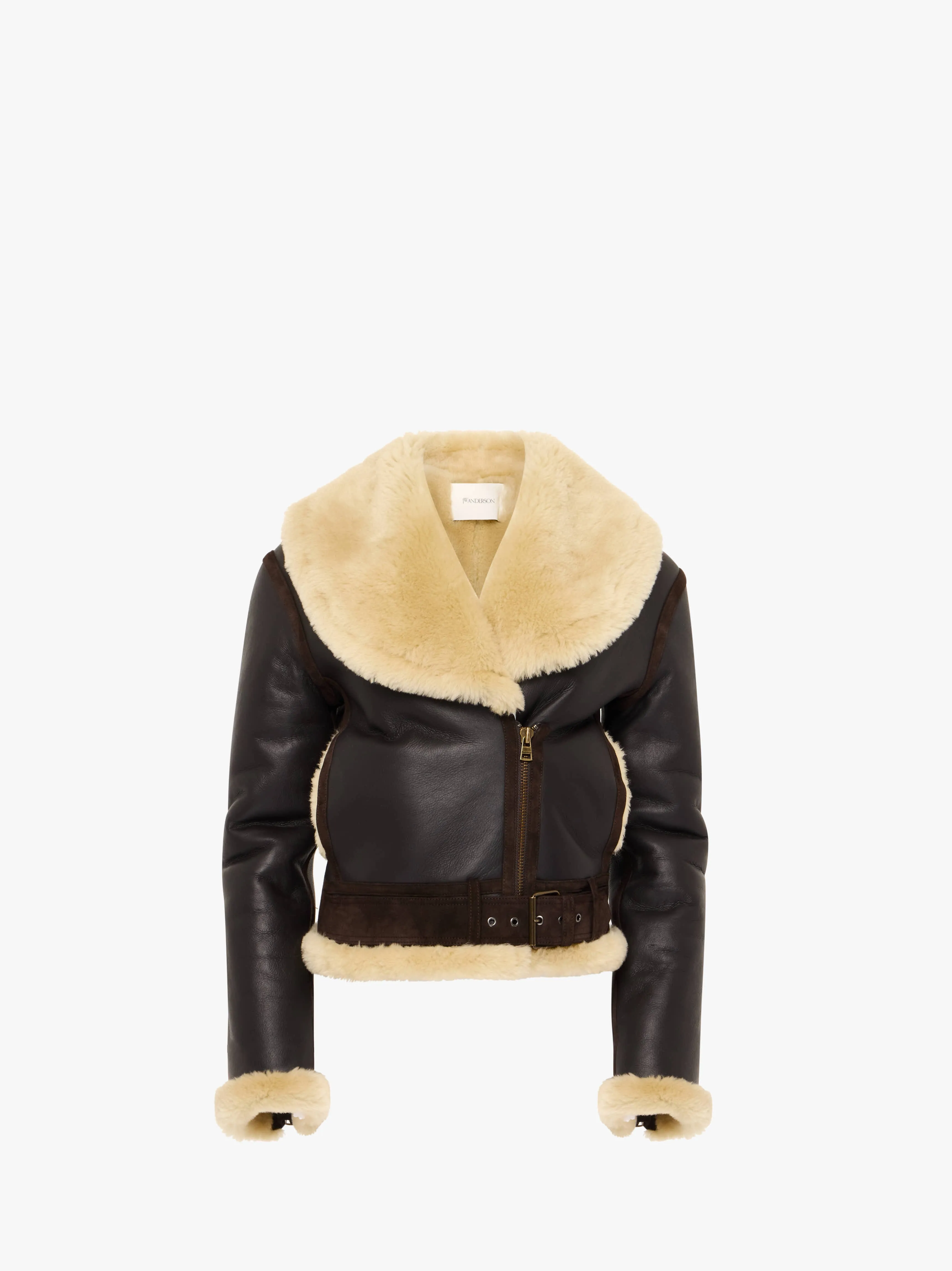 LEATHER AVIATOR JACKET sold by J.W. Anderson