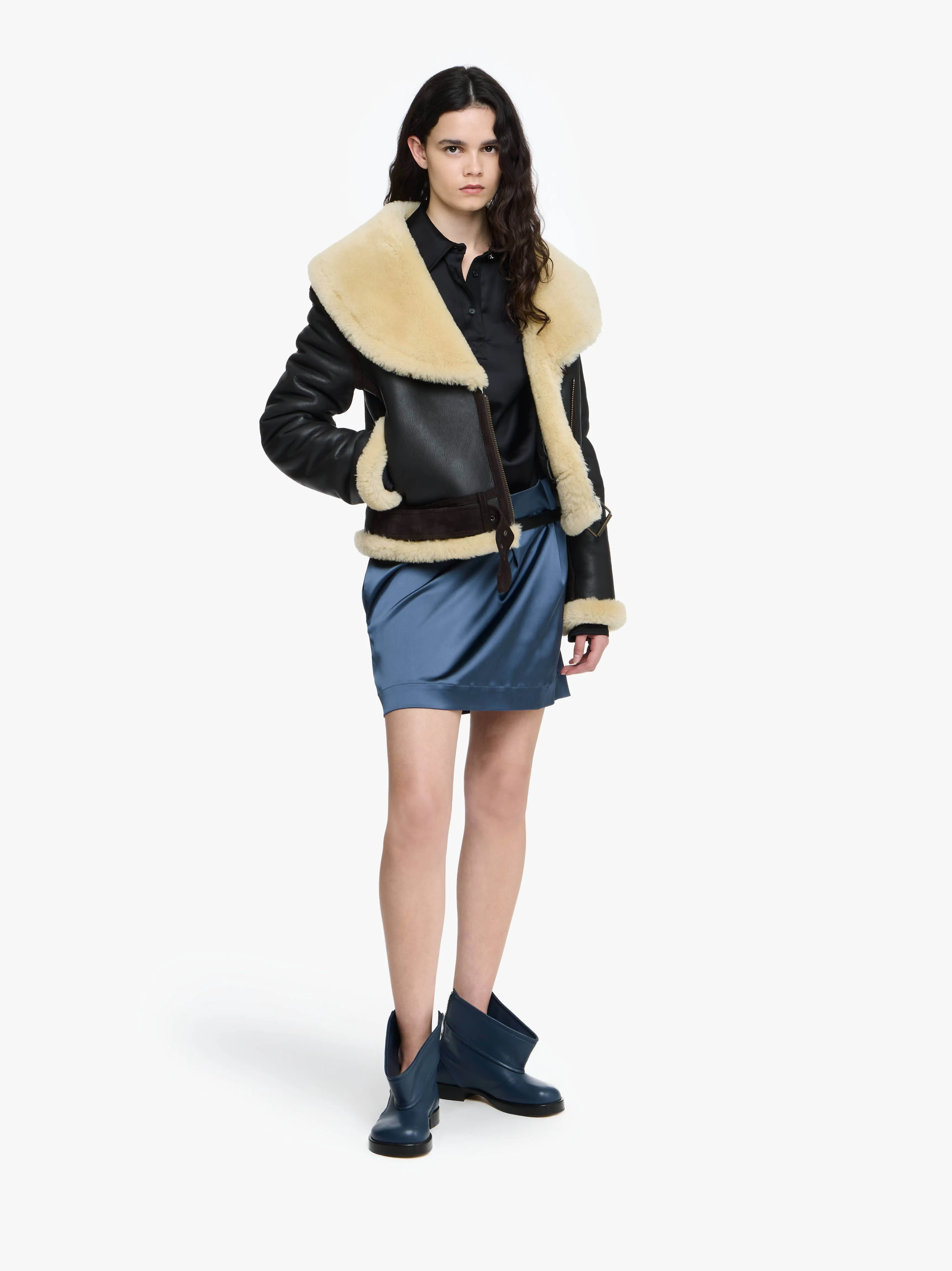 LEATHER AVIATOR JACKET sold by J.W. Anderson product image thumbnail 2