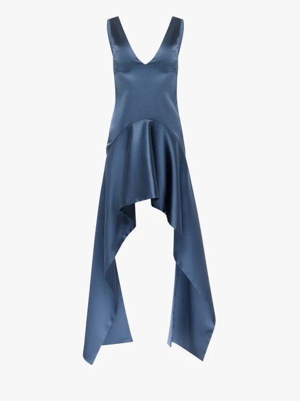 V-NECK DRAPED MINI DRESS made by J.W. Anderson