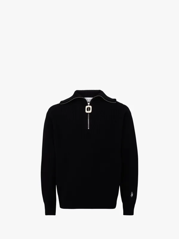 SWEATER WITH HALF ZIP sold by J.W. Anderson
