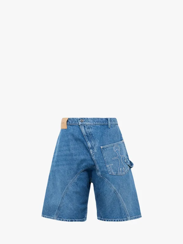 TWISTED WORKWEAR SHORTS made by J.W. Anderson
