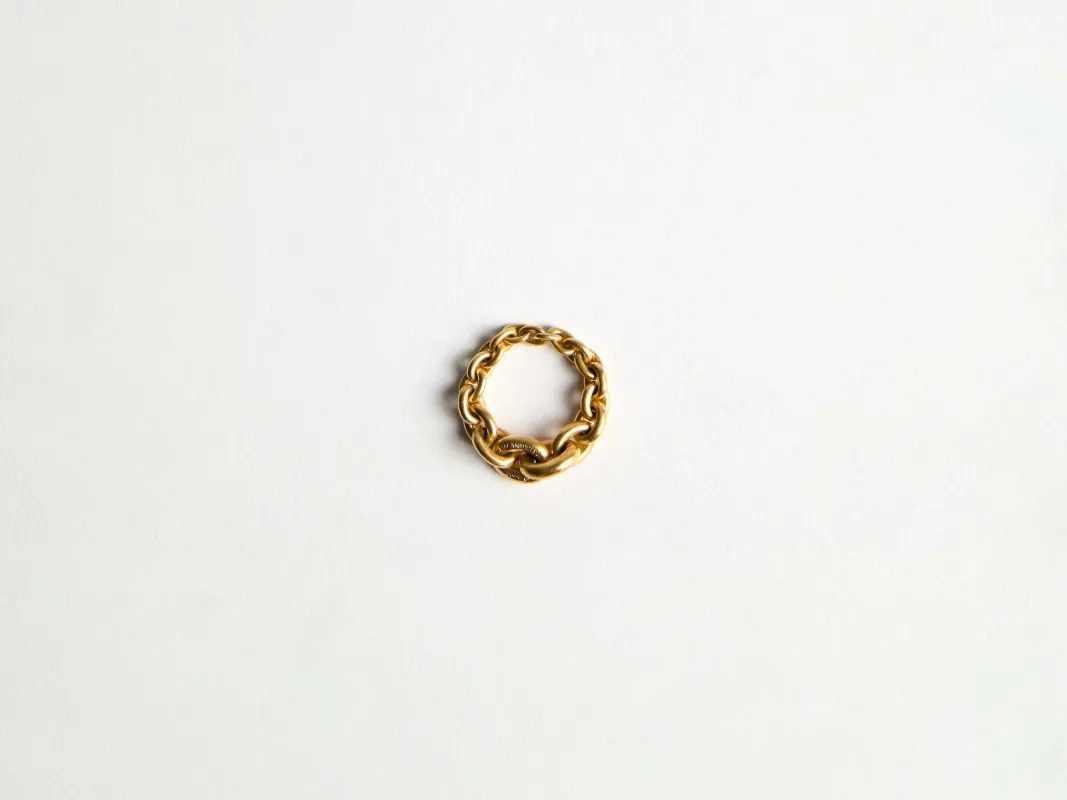 CL_CHAIN RING - GOLD_JY0273OT0089 made by J.W. Anderson