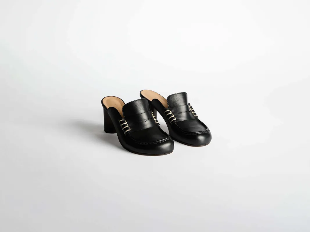 CL_LOAFER CLOSE TOE SANDAL - BLACK_PU0037LA0071 sold by J.W. Anderson