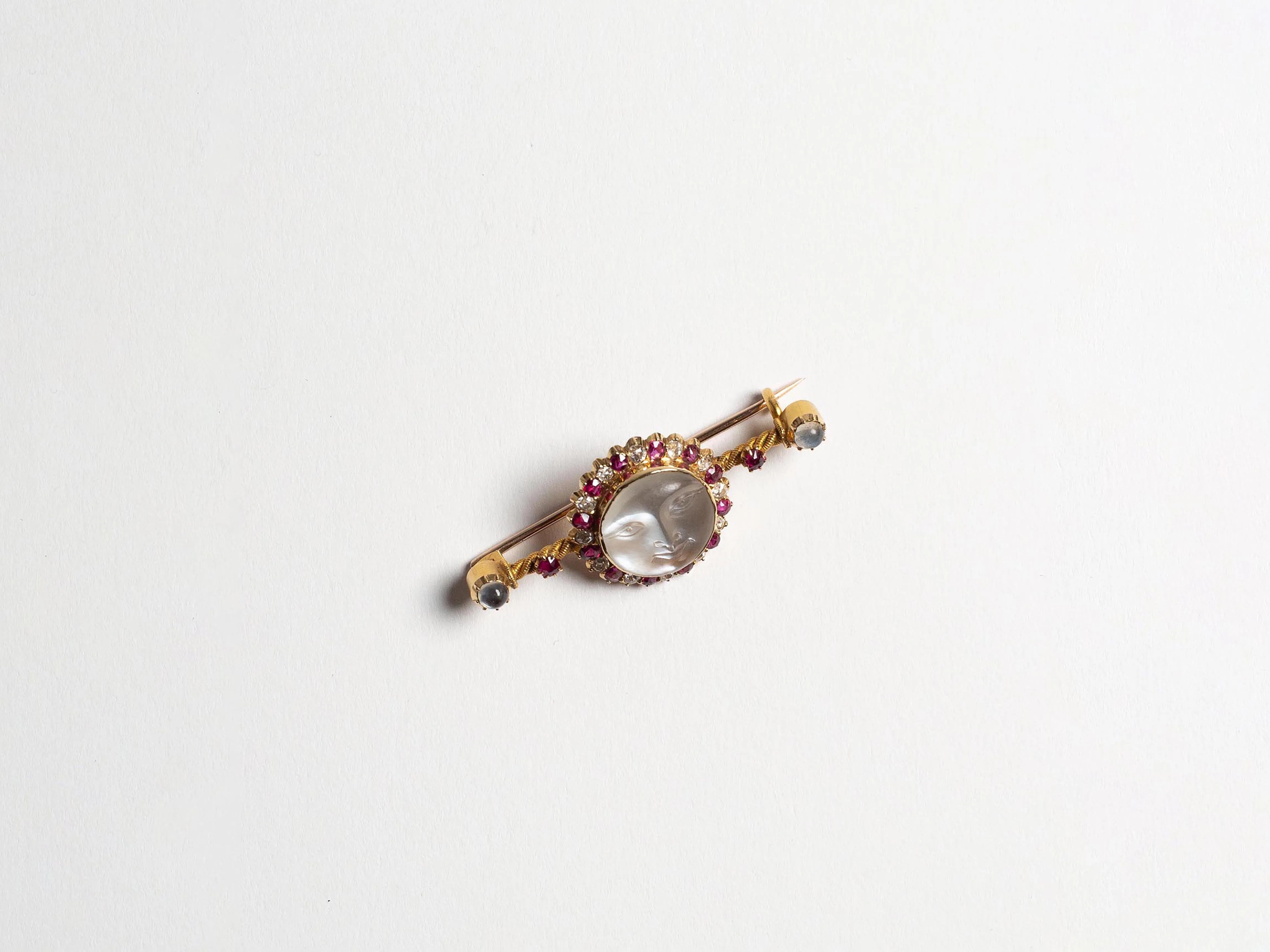 MOONFACE BROOCH IN 15kt GOLD sold by J.W. Anderson product image thumbnail 3