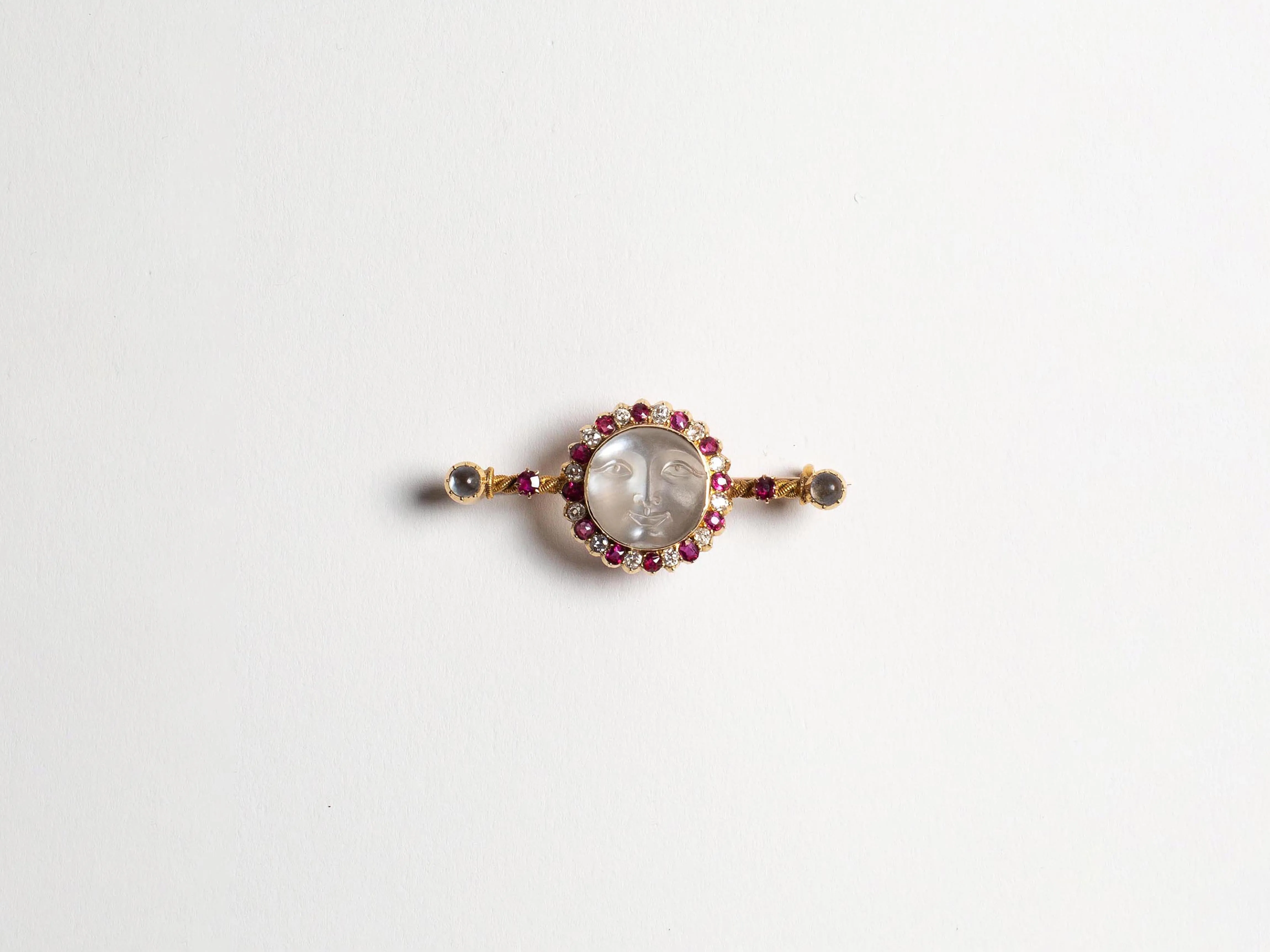 MOONFACE BROOCH IN 15kt GOLD sold by J.W. Anderson product image thumbnail 5