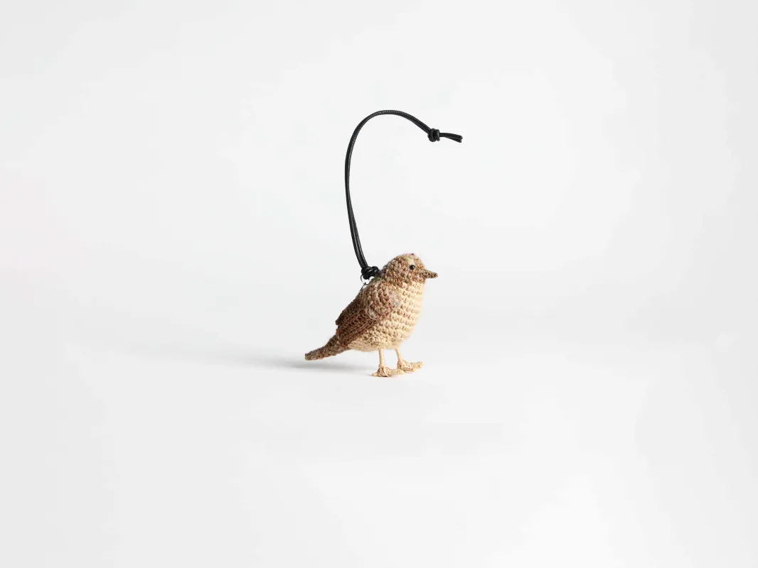 HAND-CROCHETED WREN CHARM sold by J.W. Anderson