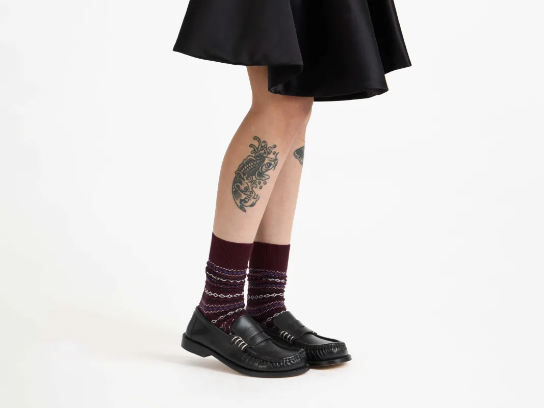 WOMENS LOAFER MOCCASIN IN BLACK sold by J.W. Anderson