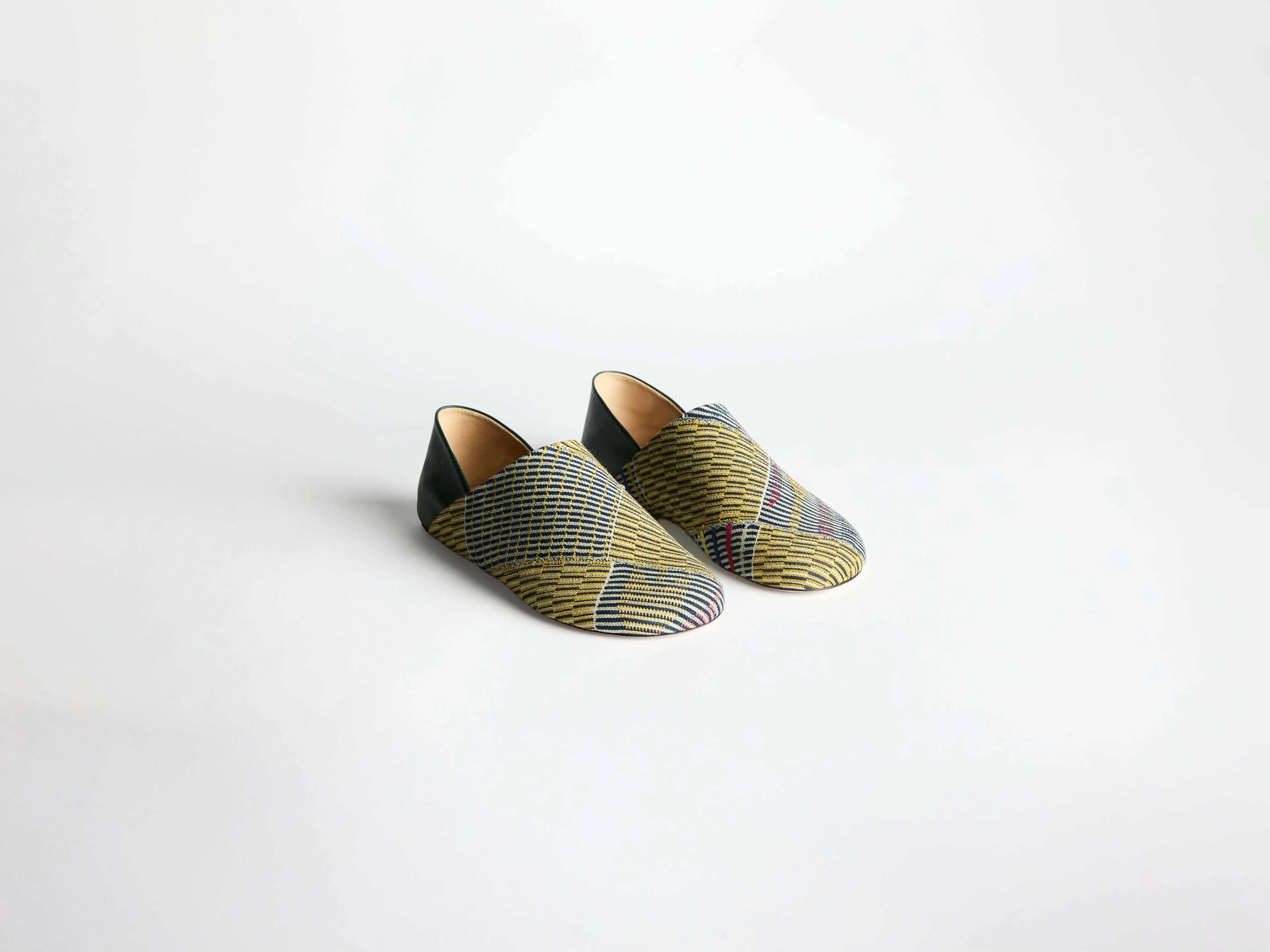 MENS SLIPPER MULES IN YELLOW & MULTI sold by J.W. Anderson product image thumbnail 2