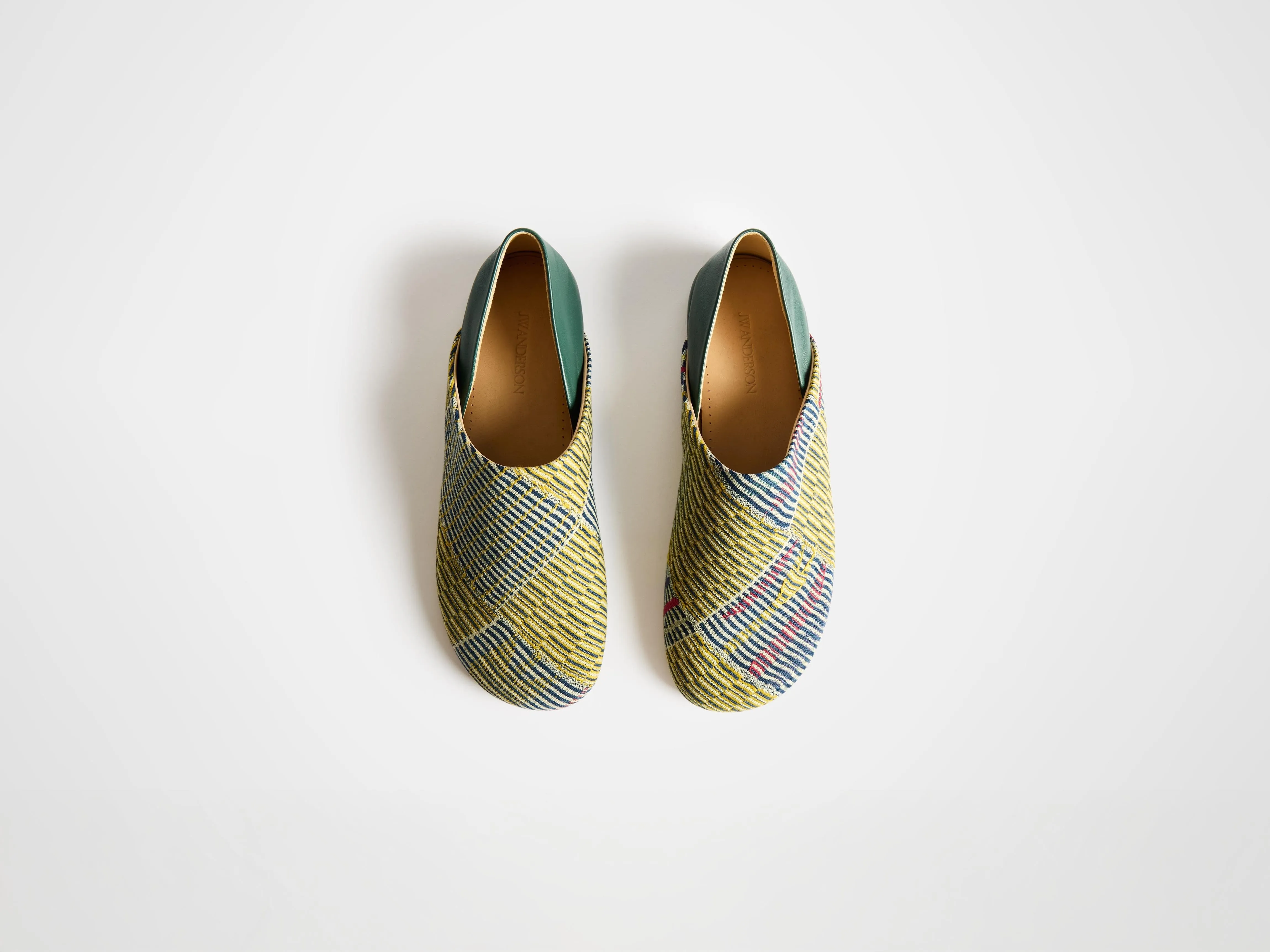 MENS SLIPPER MULES IN YELLOW & MULTI sold by J.W. Anderson product image thumbnail 3