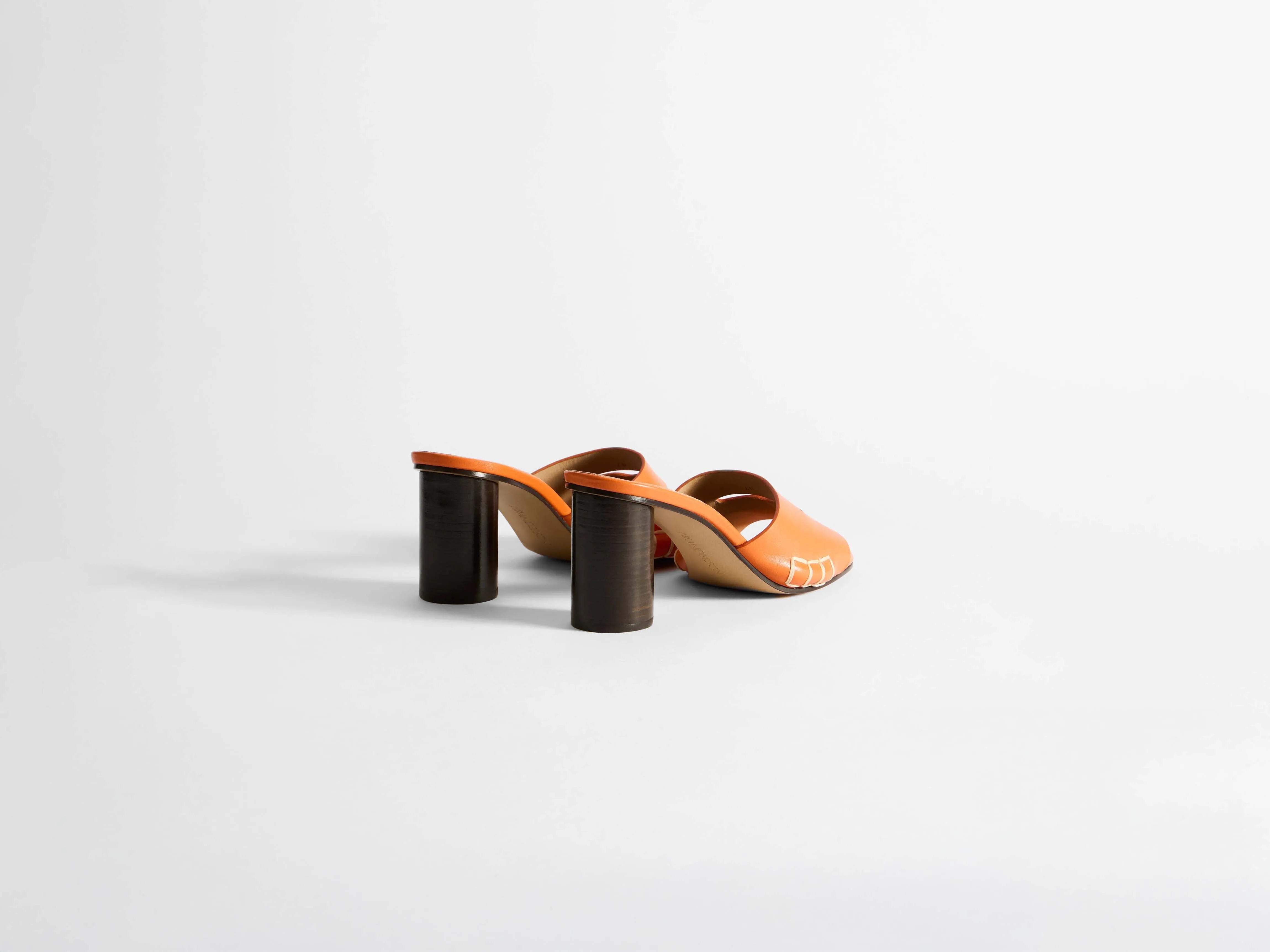 WOMENS LOAFER MULE HEELED SANDAL IN ORANGE sold by J.W. Anderson product image thumbnail 2