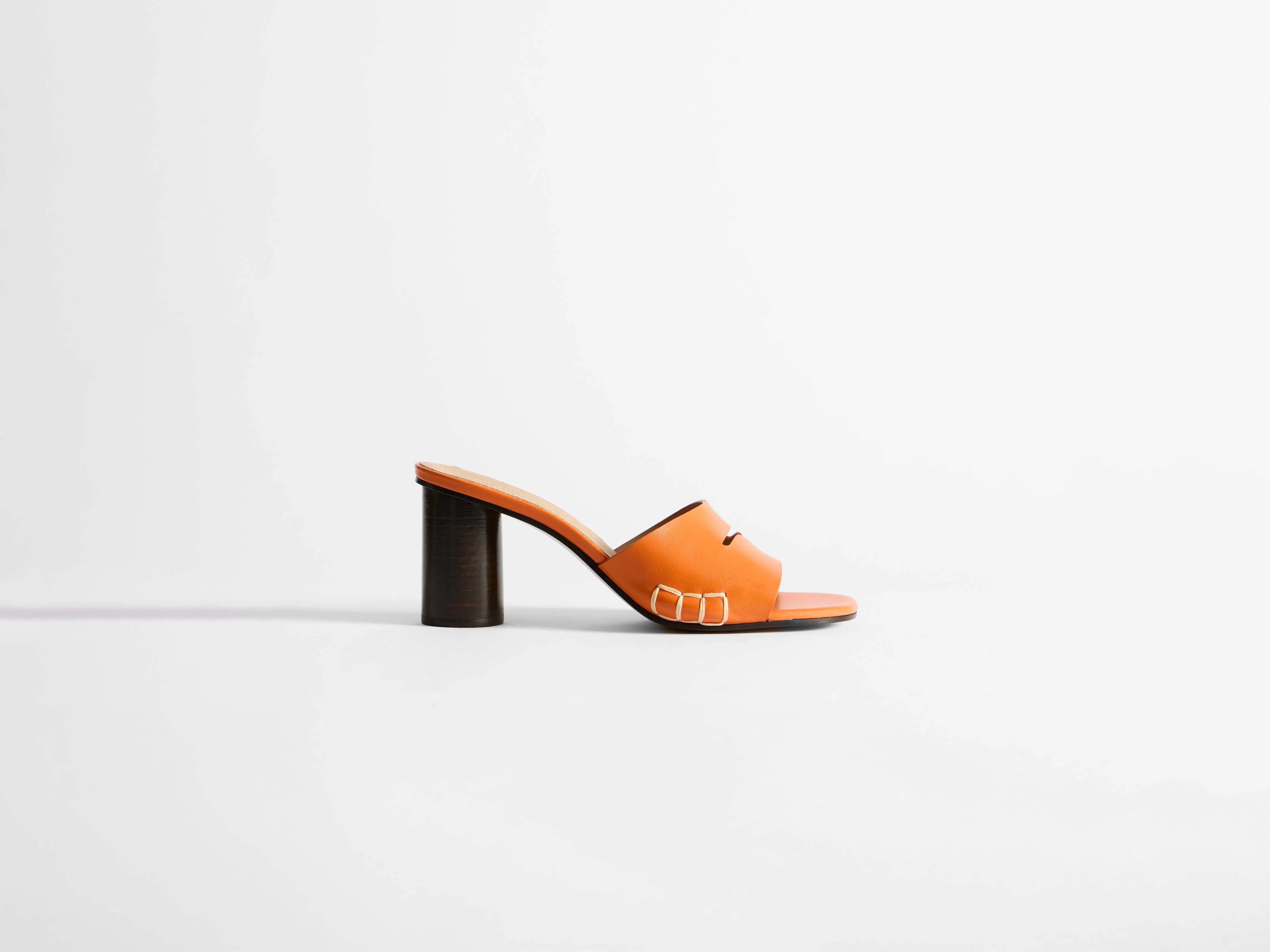 WOMENS LOAFER MULE HEELED SANDAL IN ORANGE sold by J.W. Anderson product image thumbnail 3