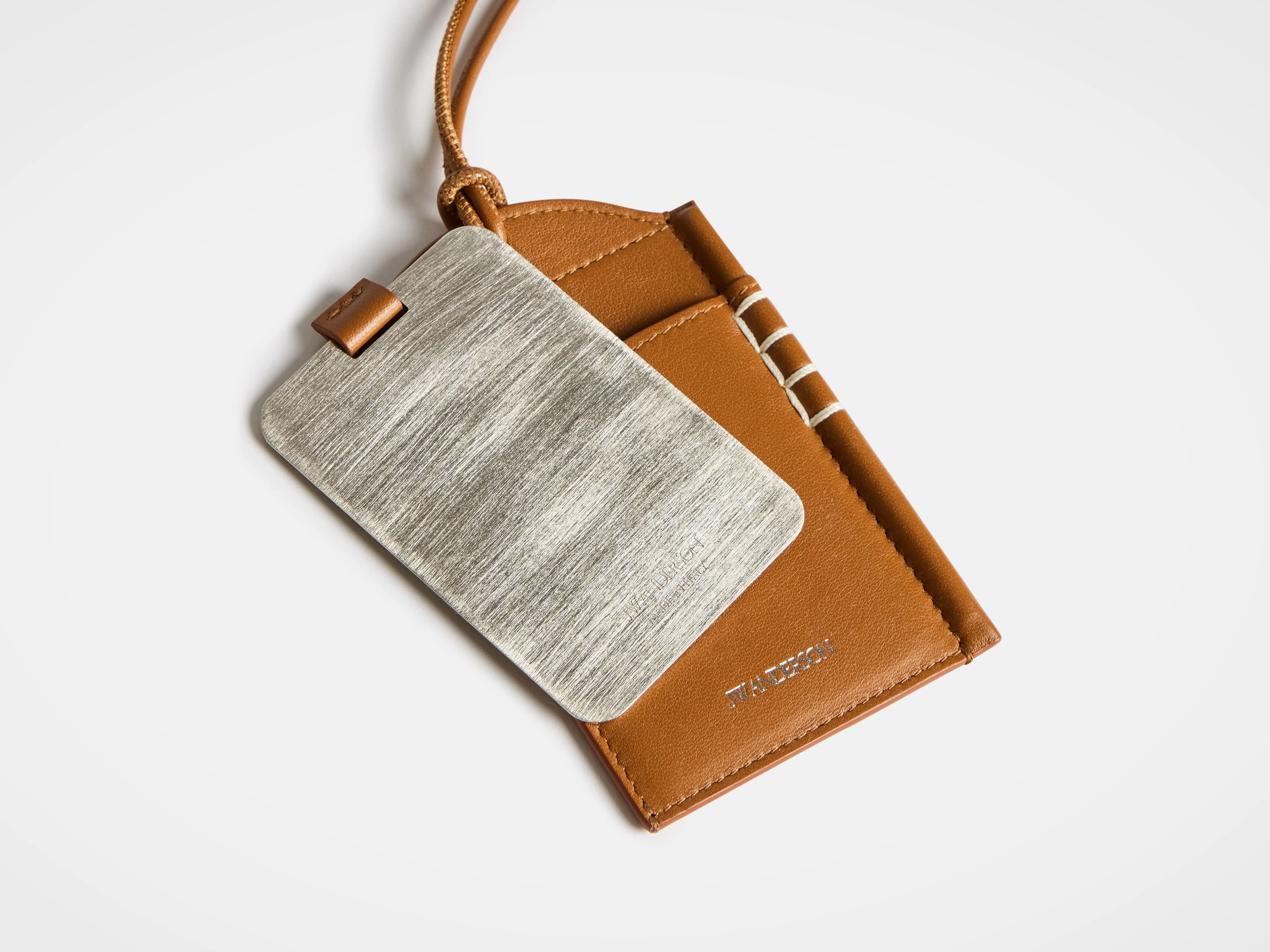 LEATHER LOAFER MIRROR CASE IN TAN sold by J.W. Anderson product image thumbnail 4