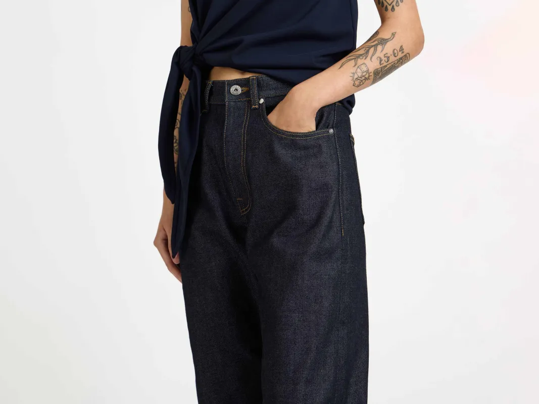 WOMENS STRAIGHT LEG DENIM JEANS IN INDIGO sold by J.W. Anderson