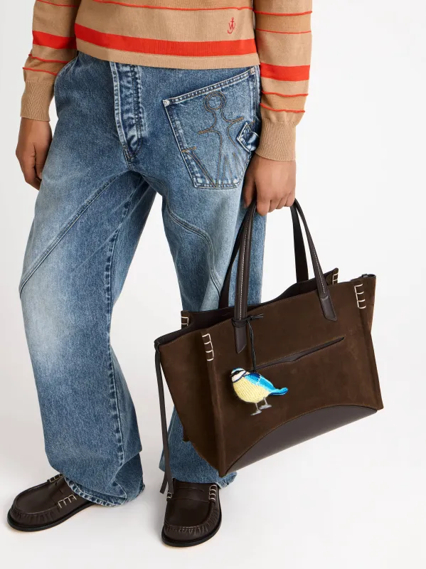 HAND-CROCHETED BLUE-TIT CHARM made by J.W. Anderson