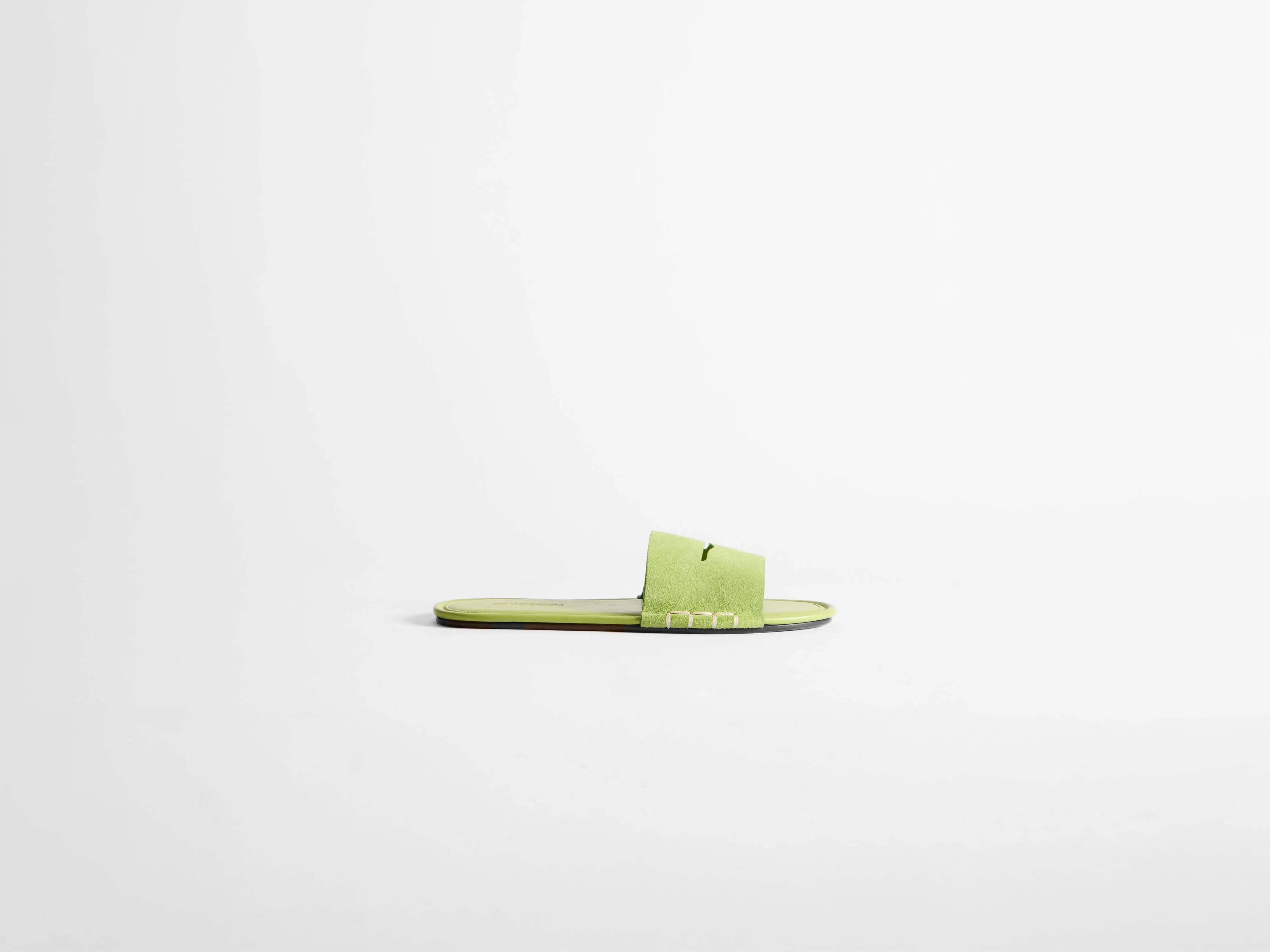 WOMENS LOAFER MULE SLIDES IN LIME GREEN sold by J.W. Anderson product image thumbnail 4
