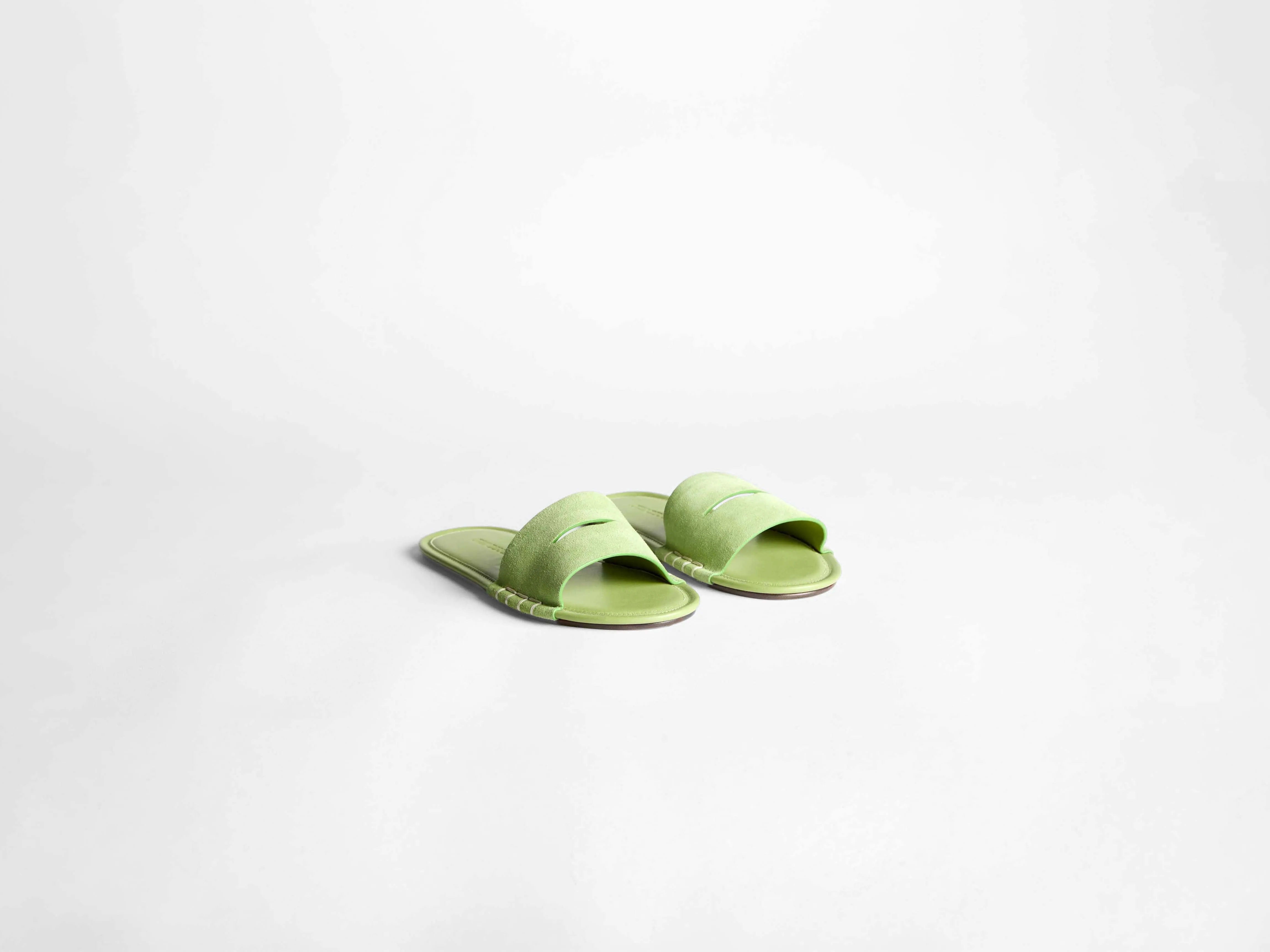 WOMENS LOAFER MULE SLIDES IN LIME GREEN sold by J.W. Anderson product image thumbnail 3
