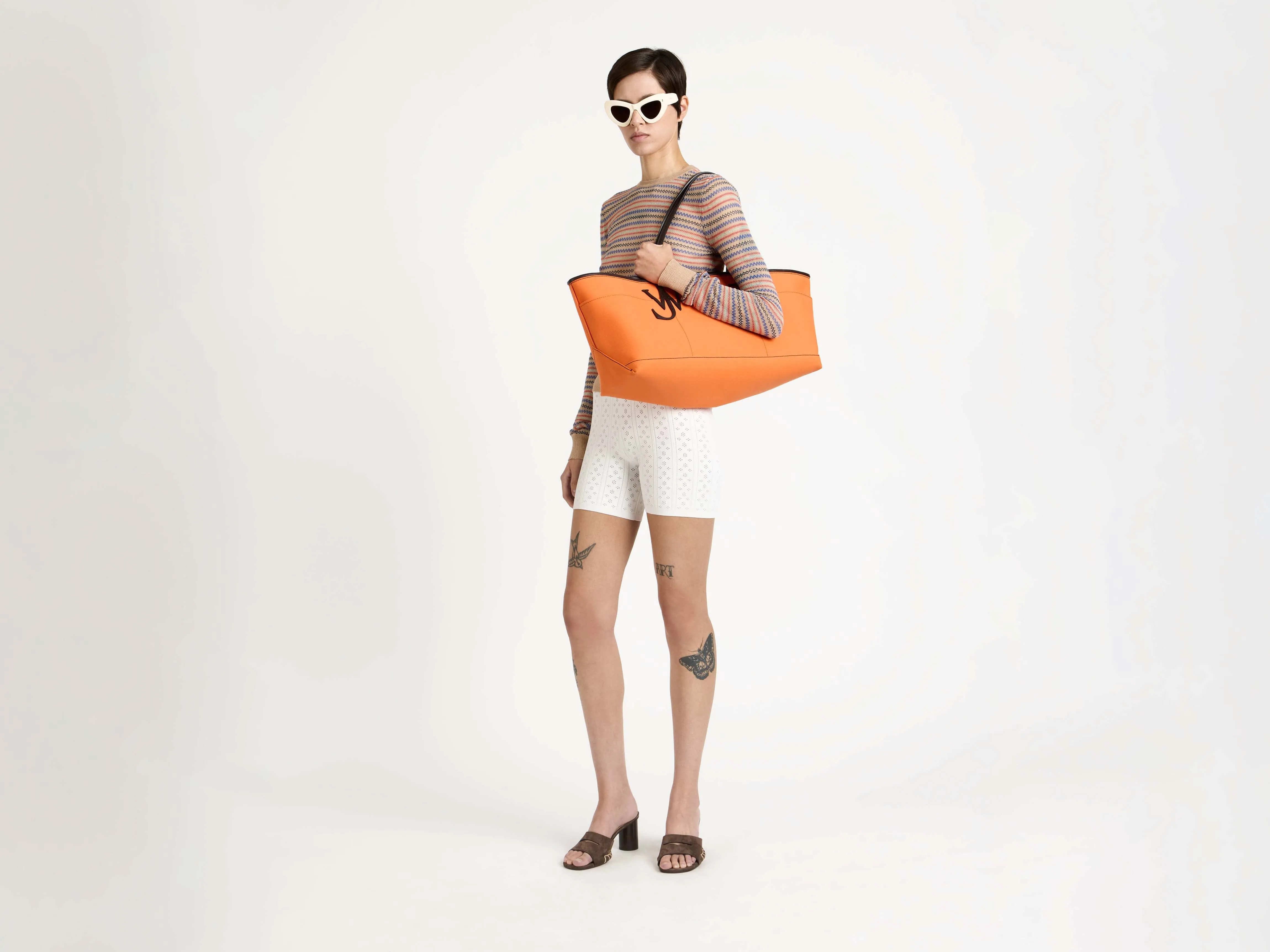 STRETCH ANCHOR CANVAS TOTE IN ORANGE sold by J.W. Anderson product image thumbnail 3