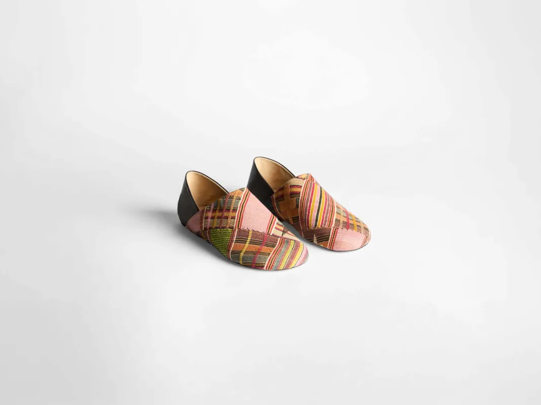 MENS SLIPPER MULES IN MULTI made by J.W. Anderson