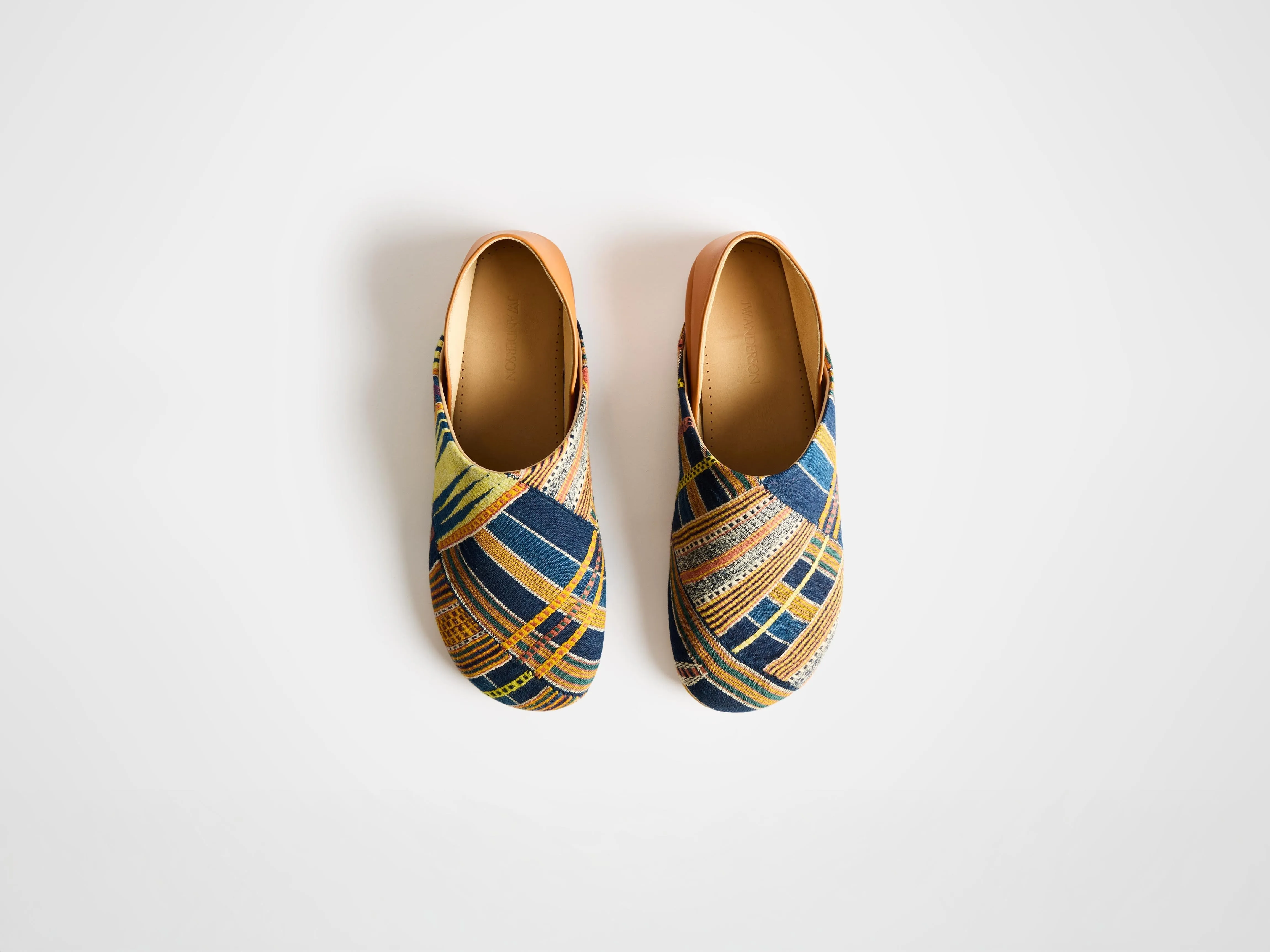 MENS SLIPPER MULES IN BLUE & MULTI sold by J.W. Anderson product image thumbnail 5