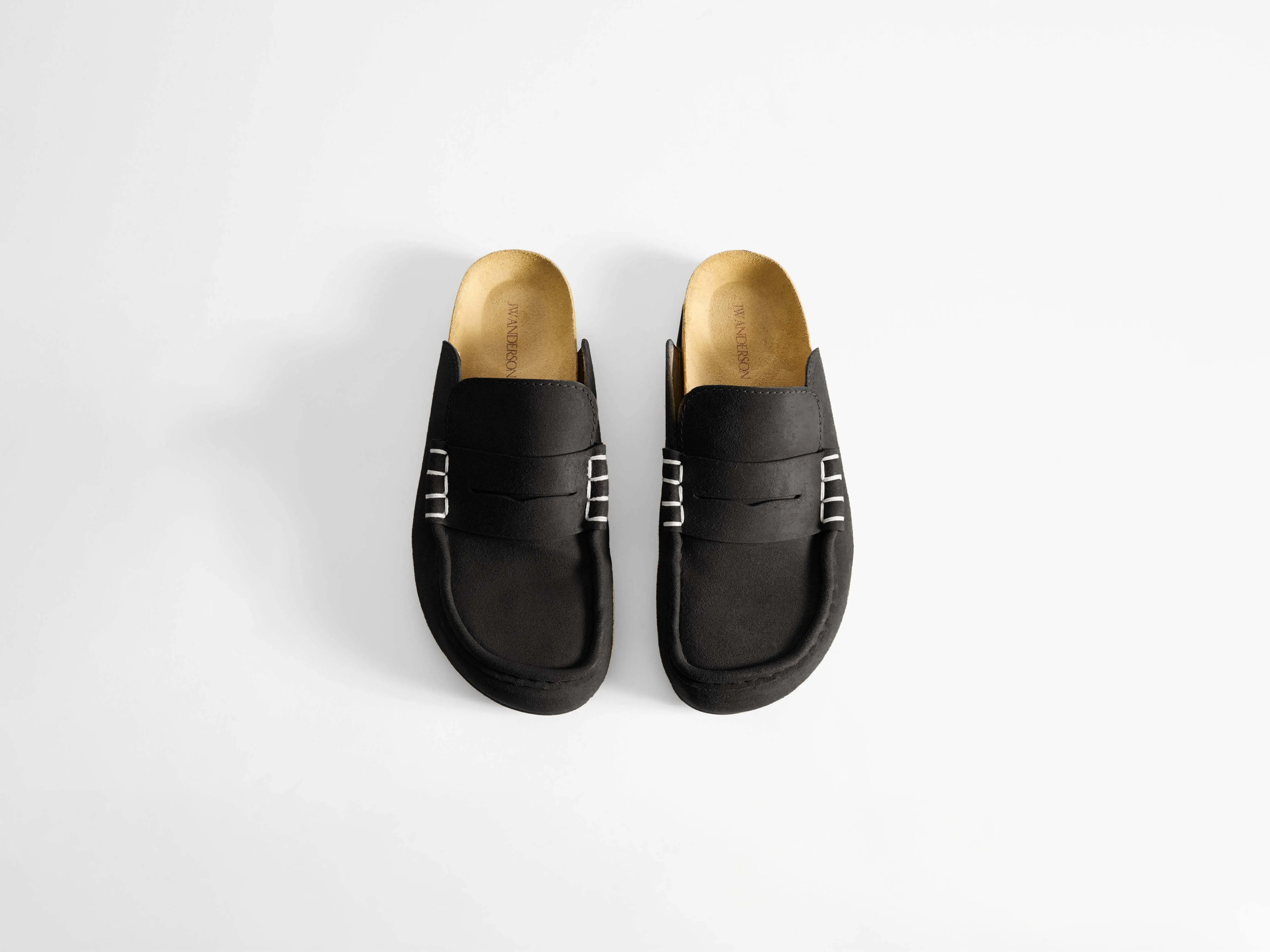 MENS STITCH LOAFER IN BLACK sold by J.W. Anderson