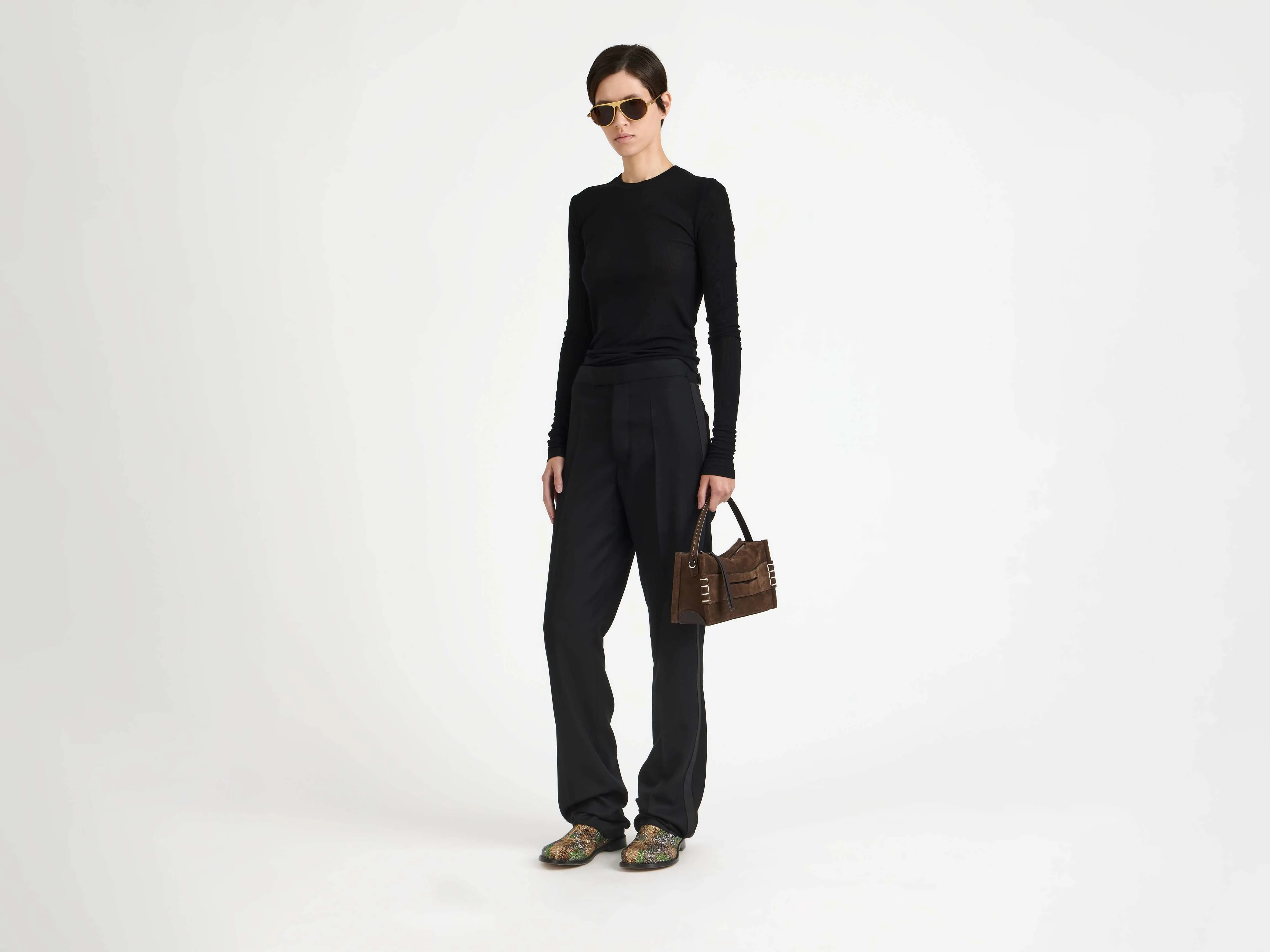 SMALL LOAFER BAG IN BROWN SUEDE sold by J.W. Anderson product image thumbnail 2