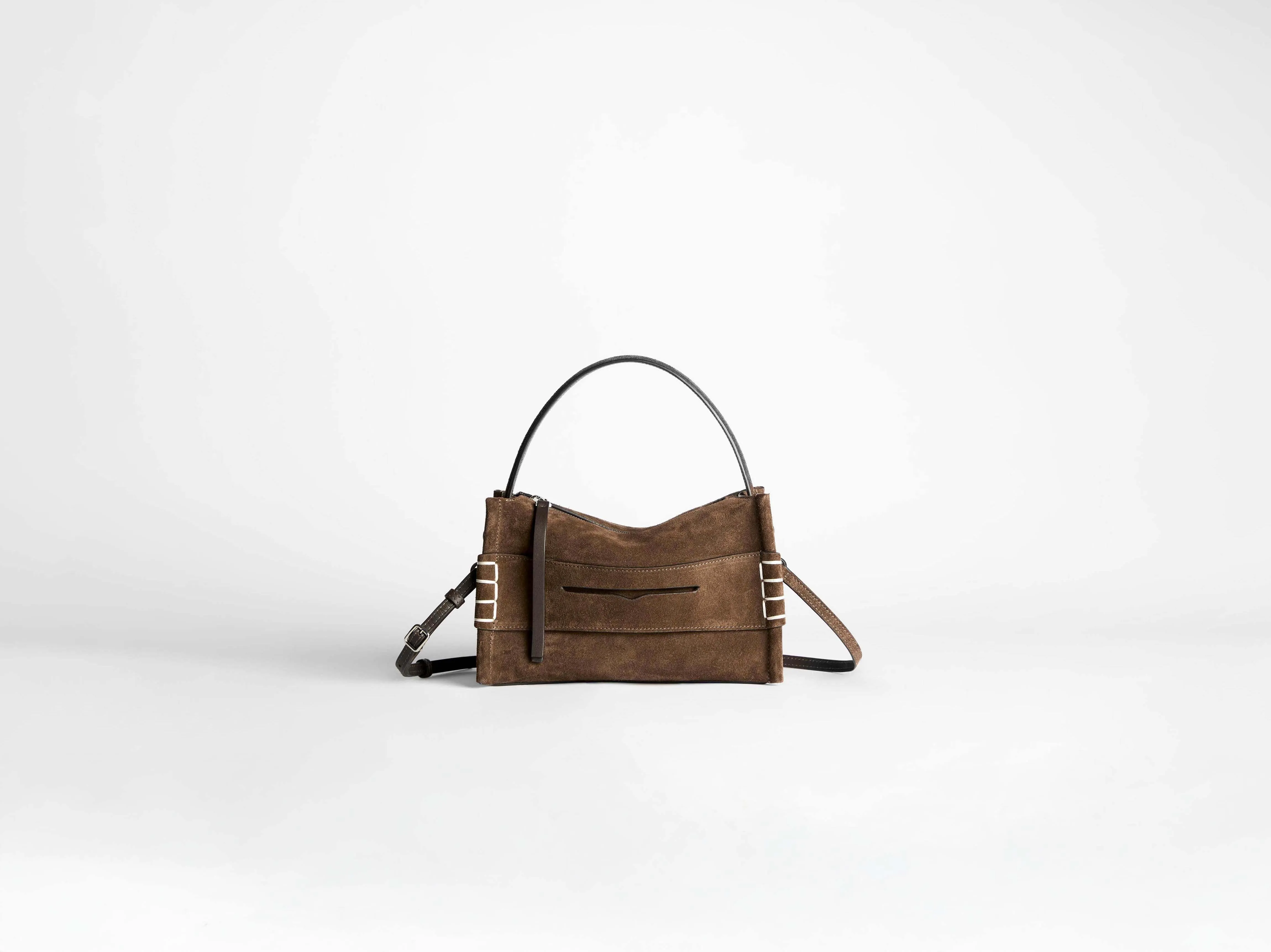 SMALL LOAFER BAG IN BROWN SUEDE sold by J.W. Anderson product image thumbnail 5