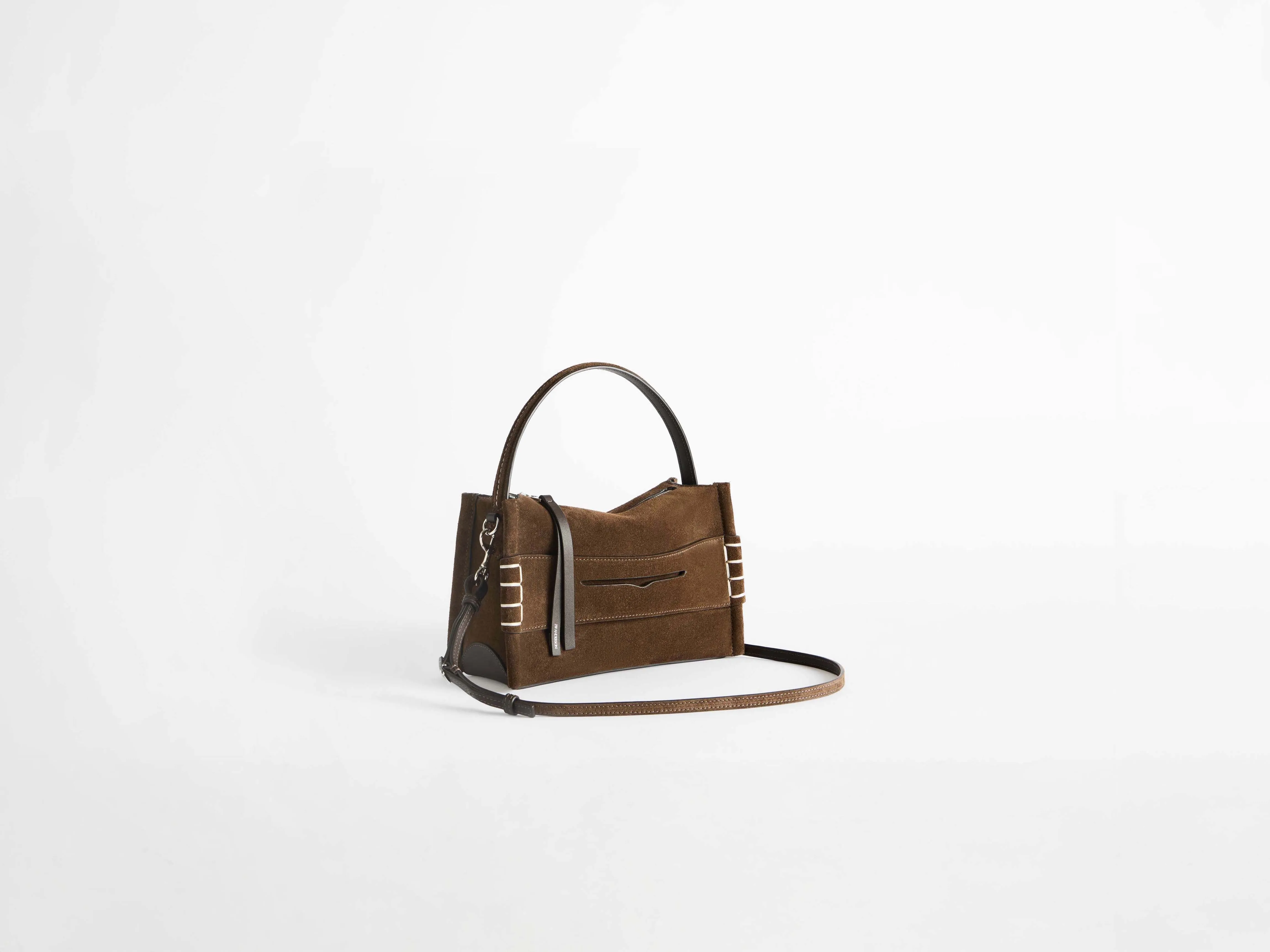 SMALL LOAFER BAG IN BROWN SUEDE sold by J.W. Anderson product image thumbnail 3