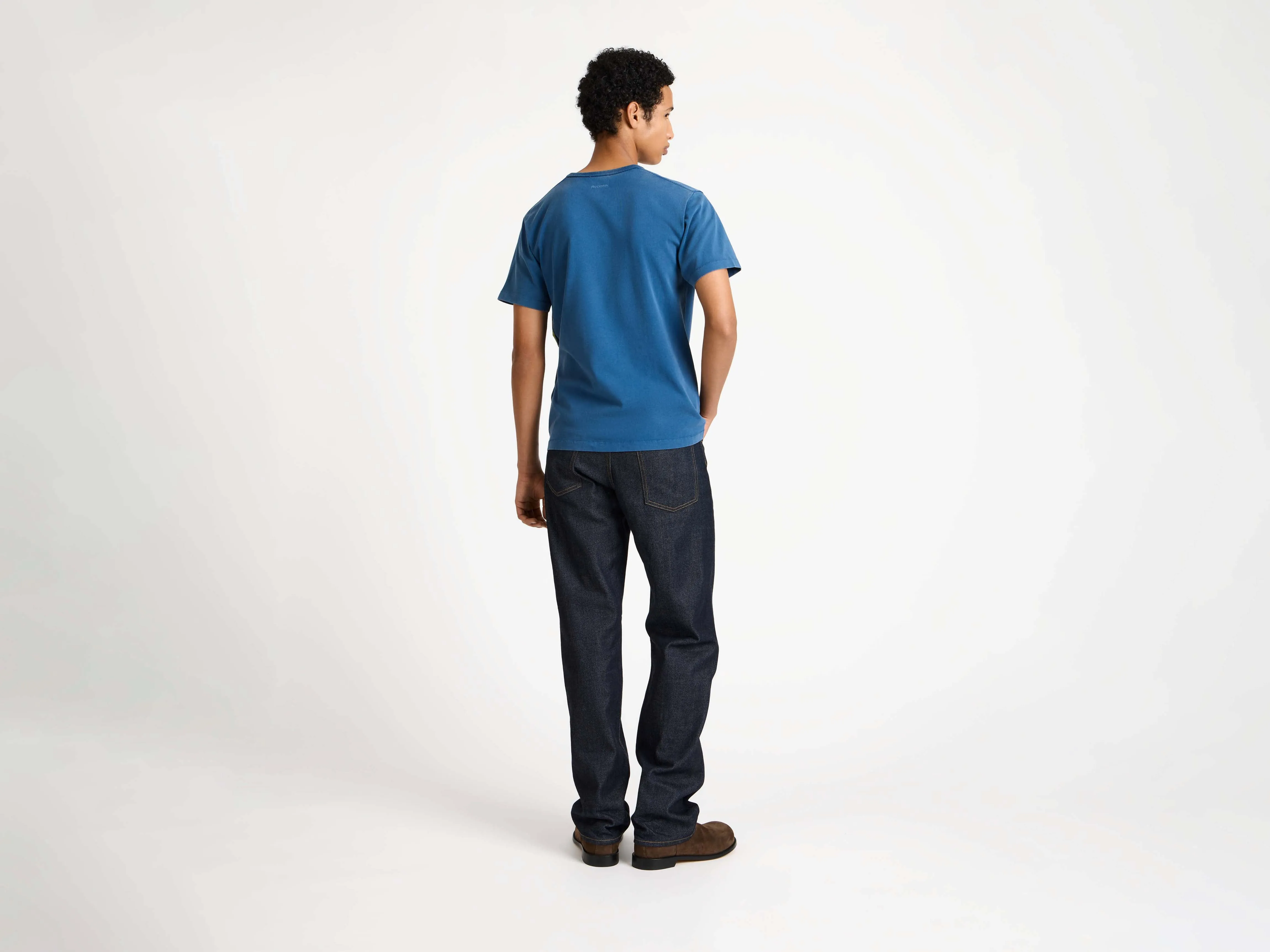 MENS PEEKING FROG TSHIRT IN MID BLUE sold by J.W. Anderson product image thumbnail 2