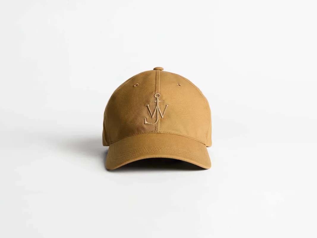 WAXED COTTON BASEBALL CAP IN BEIGE sold by J.W. Anderson
