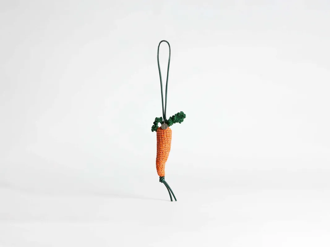HAND-CROCHETED CARROT CHARM sold by J.W. Anderson