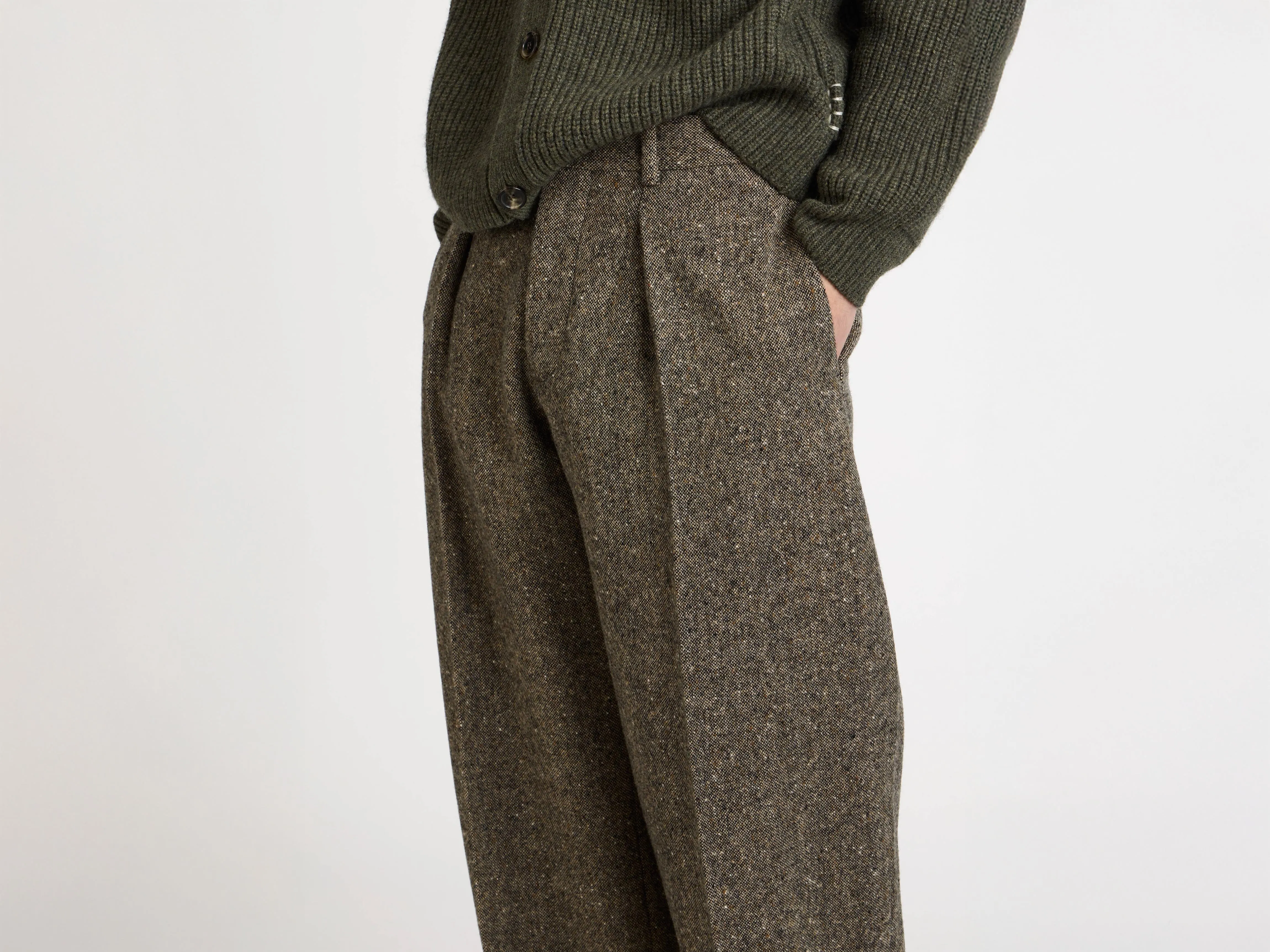MENS STRAIGHT LEG TROUSERS IN BEIGE sold by J.W. Anderson product image thumbnail 3