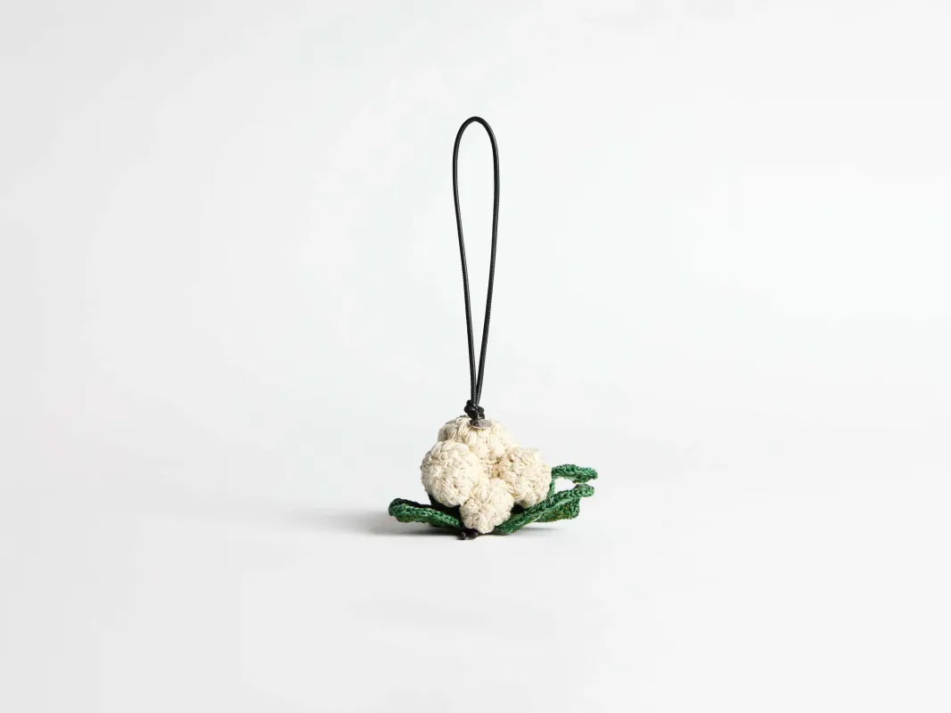 HAND-CROCHETED CAULIFLOWER CHARM sold by J.W. Anderson