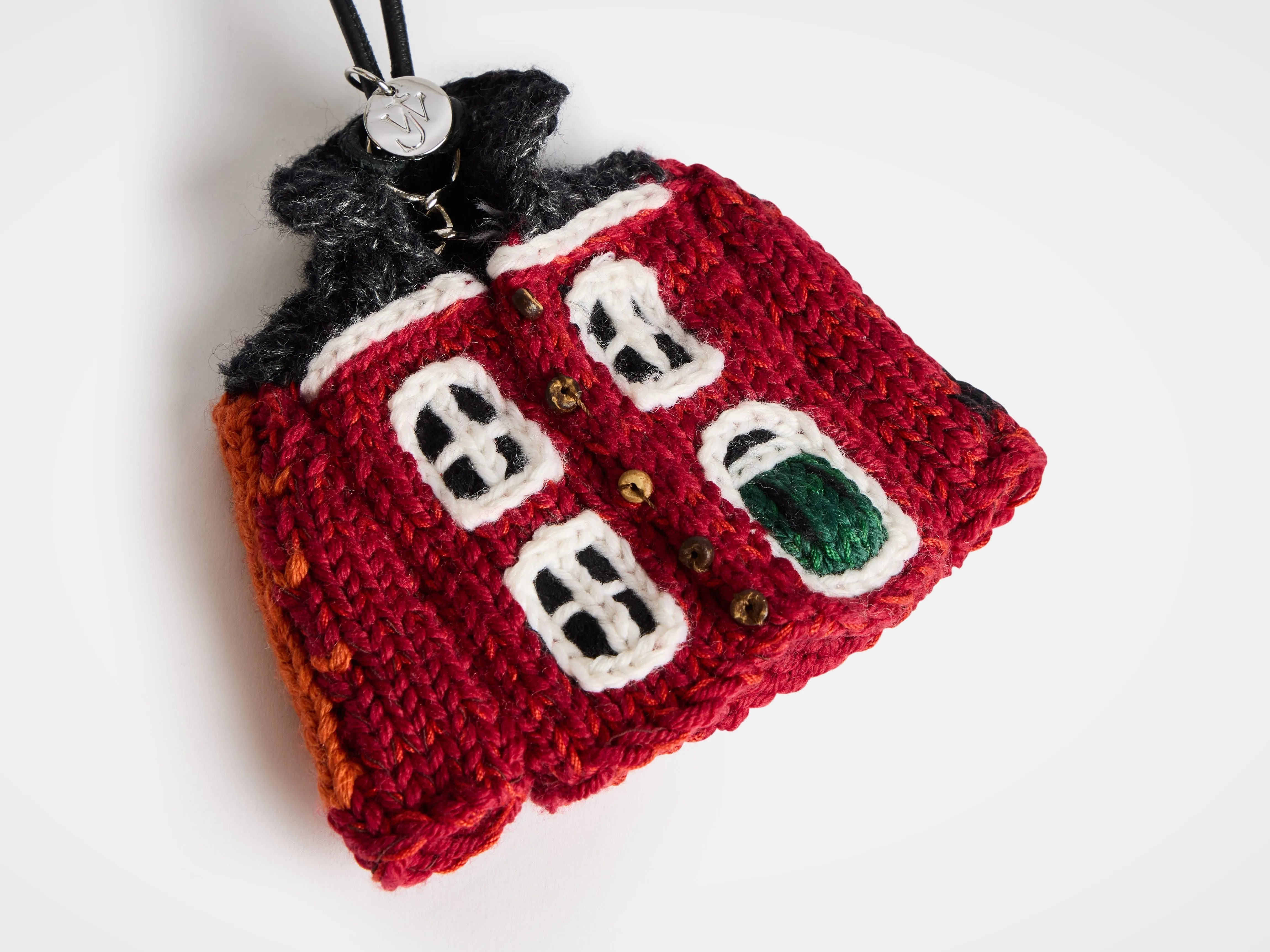 KNITTED HOUSE CARDIGAN CHARM IN RED sold by J.W. Anderson product image thumbnail 3