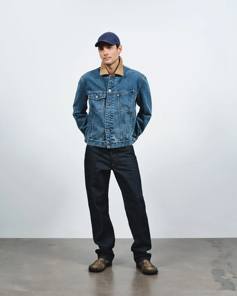 MENS STRAIGHT LEG DENIM JEANS IN INDIGO sold by J.W. Anderson