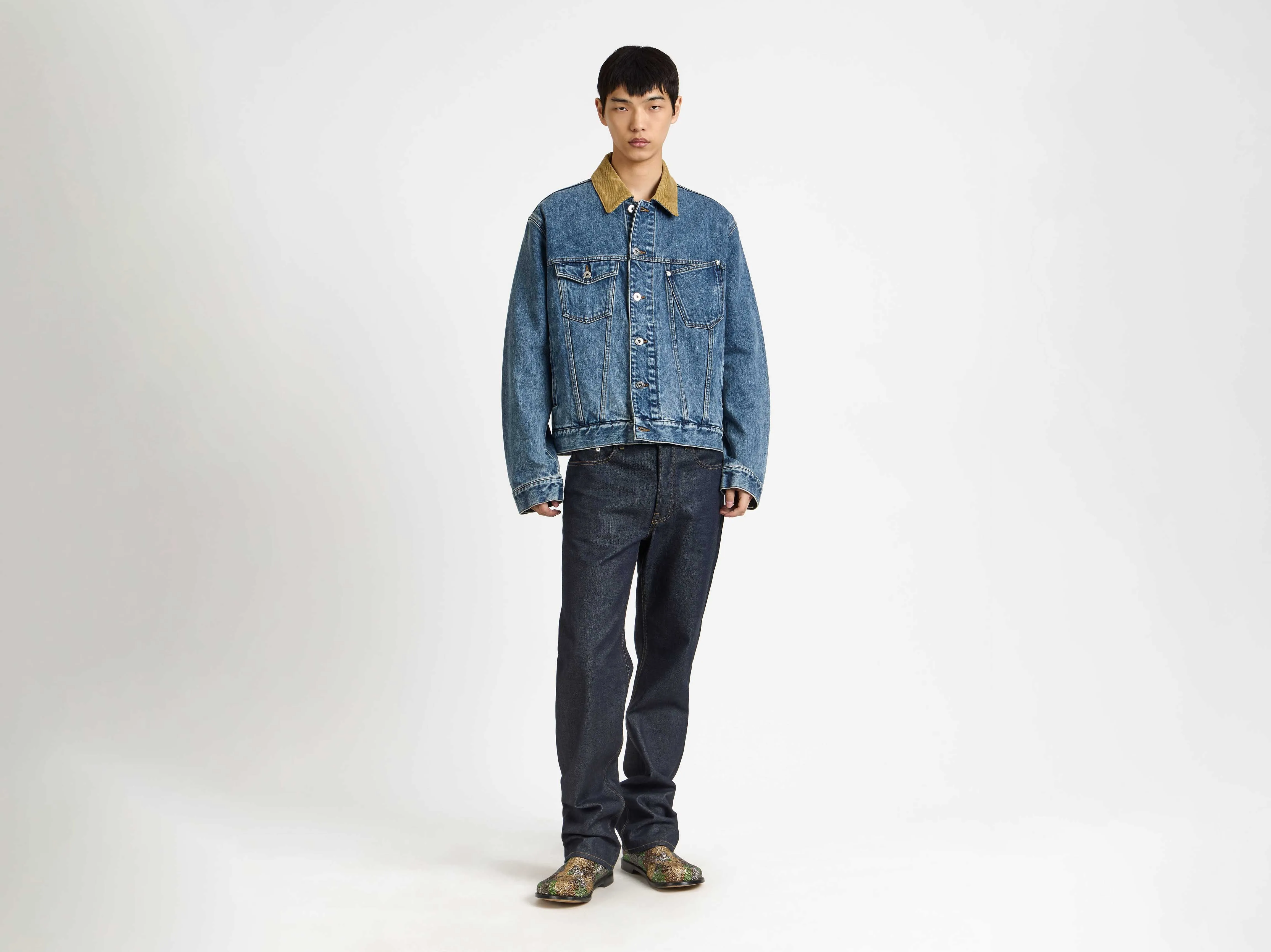 MENS STRAIGHT LEG DENIM JEANS IN INDIGO sold by J.W. Anderson product image thumbnail 5