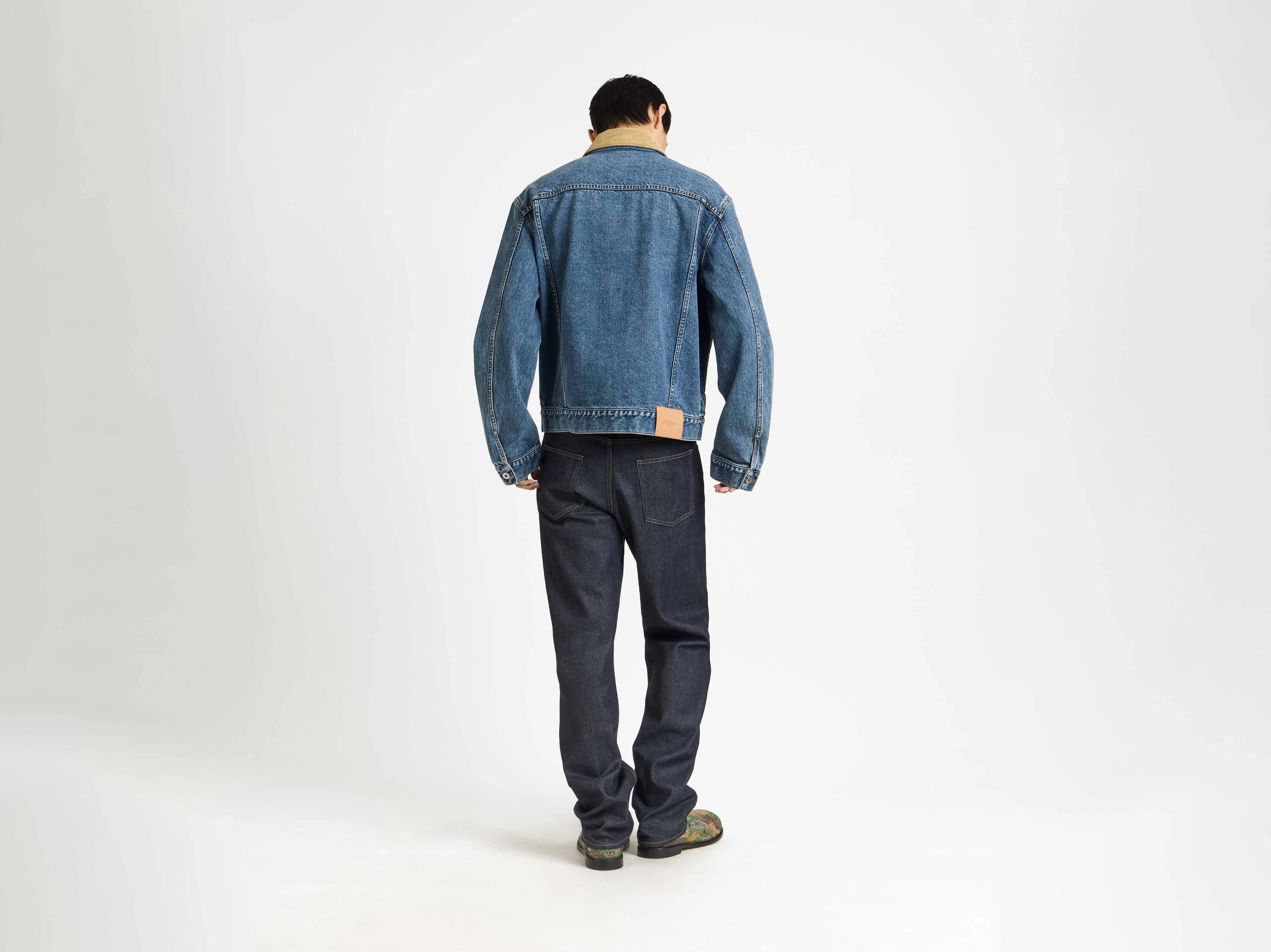 MENS STRAIGHT LEG DENIM JEANS IN INDIGO sold by J.W. Anderson product image thumbnail 3