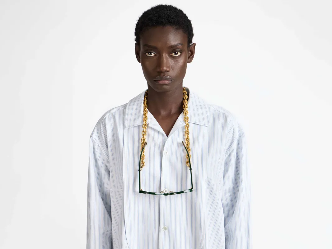 CHAIN-LINK SUNGLASSES STRAP IN GOLD TONE made by J.W. Anderson