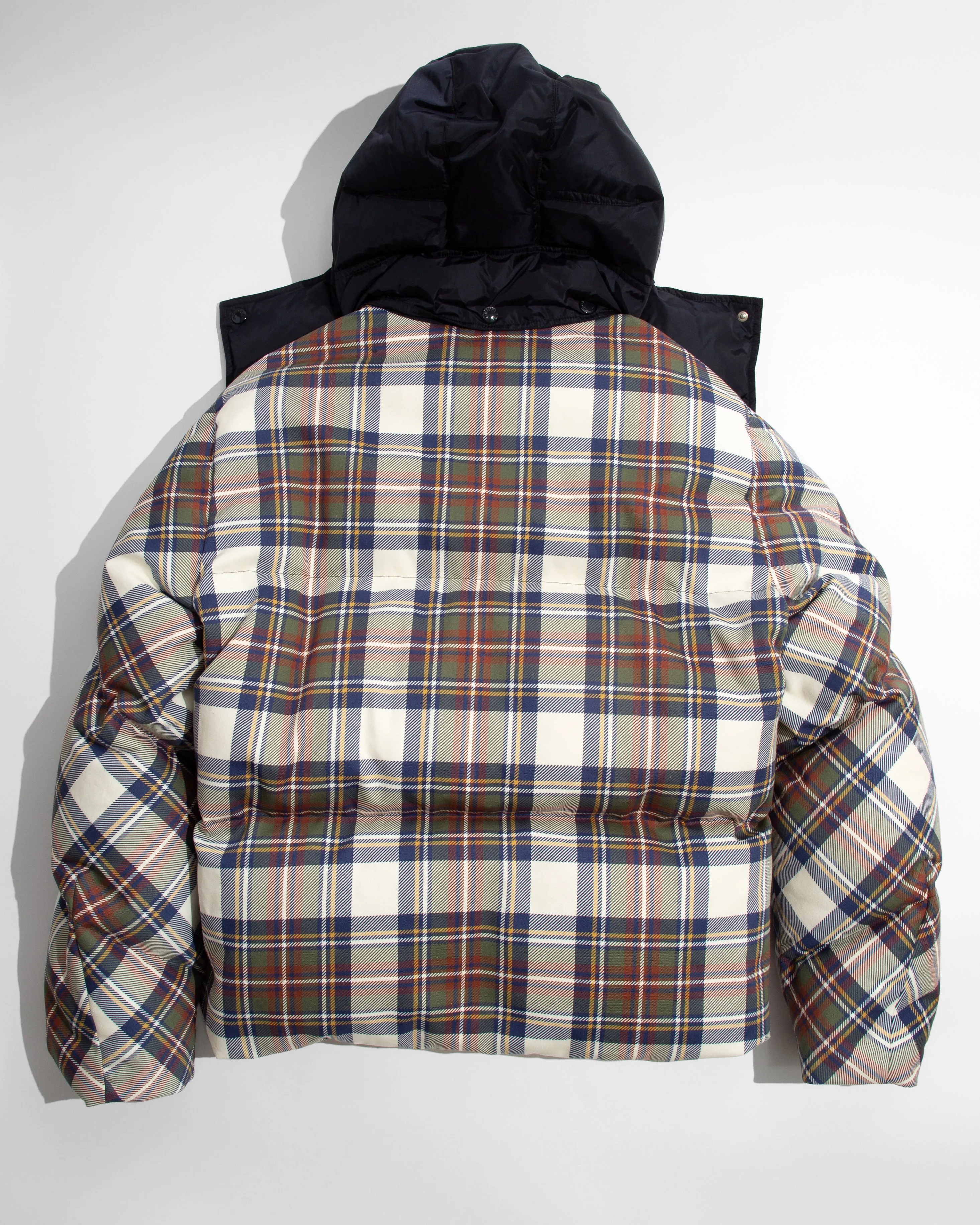 MENS JW ANDERSON X MONCLER PLAID PUFFER JACKET IN MULTI sold by J.W. Anderson product image thumbnail 5