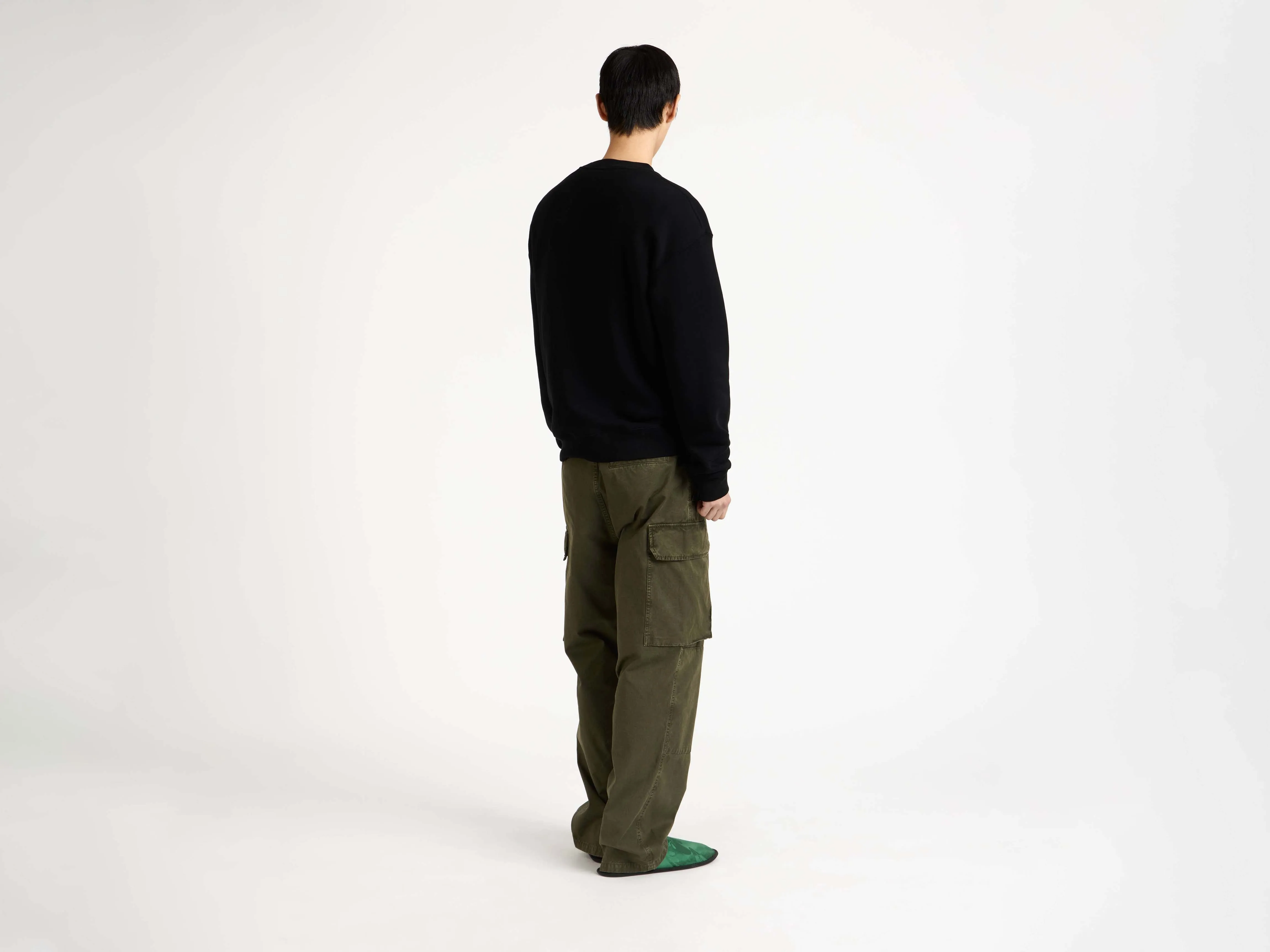 MENS 'ANONYMOUS LOVERS' SWEATSHIRT IN WASHED BLACK sold by J.W. Anderson product image thumbnail 5