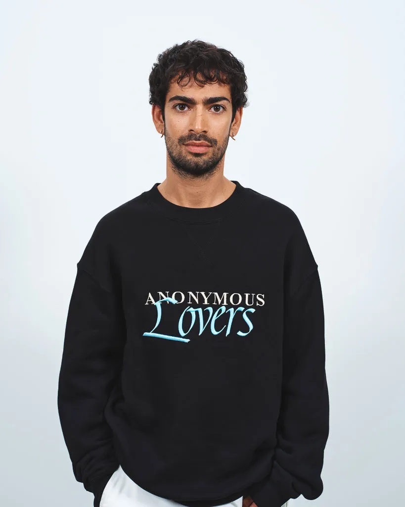 MENS 'ANONYMOUS LOVERS' SWEATSHIRT IN WASHED BLACK sold by J.W. Anderson product image thumbnail 2