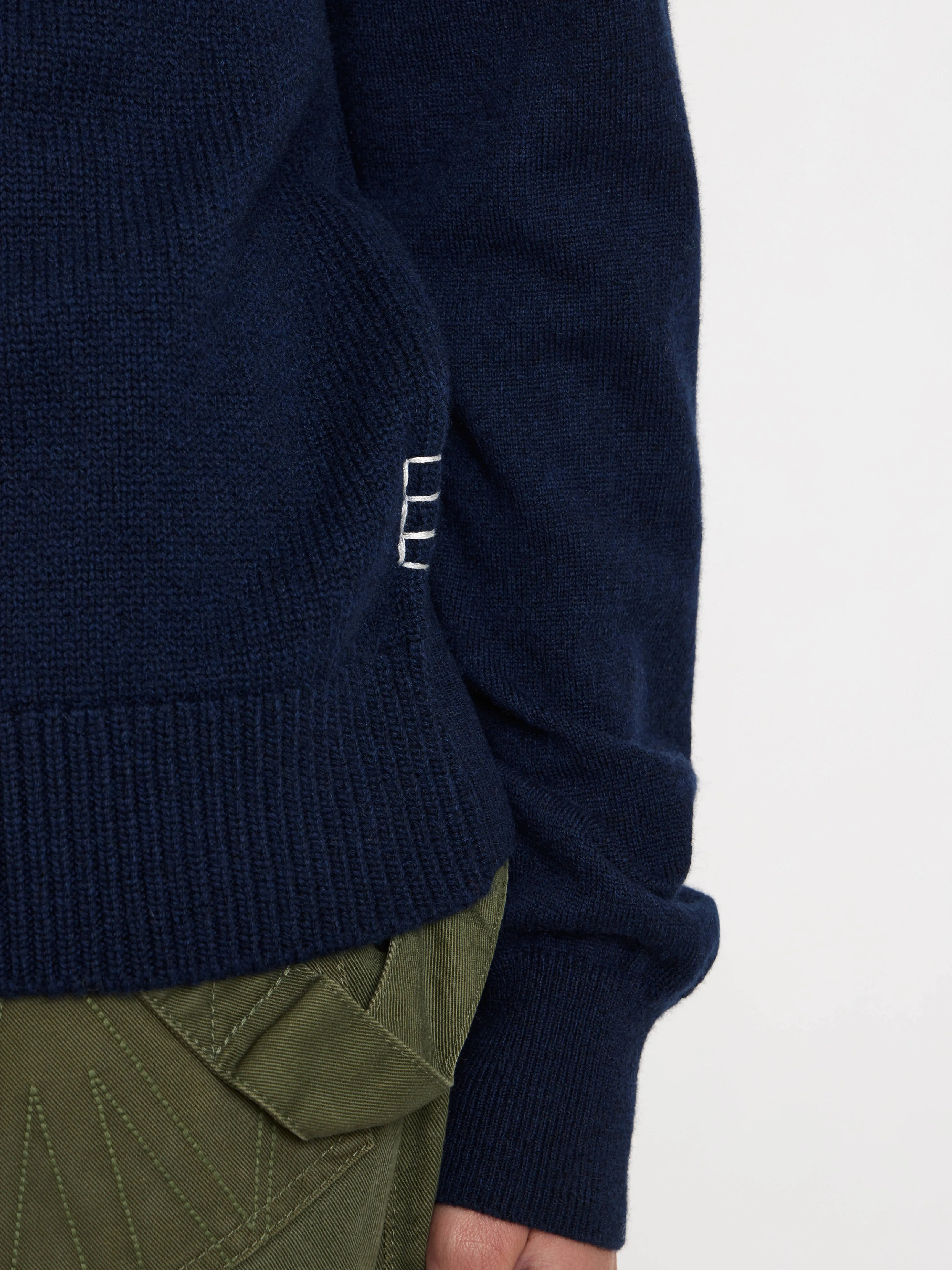 WOMENS RAGLAN JUMPER IN NAVY sold by J.W. Anderson product image thumbnail 5