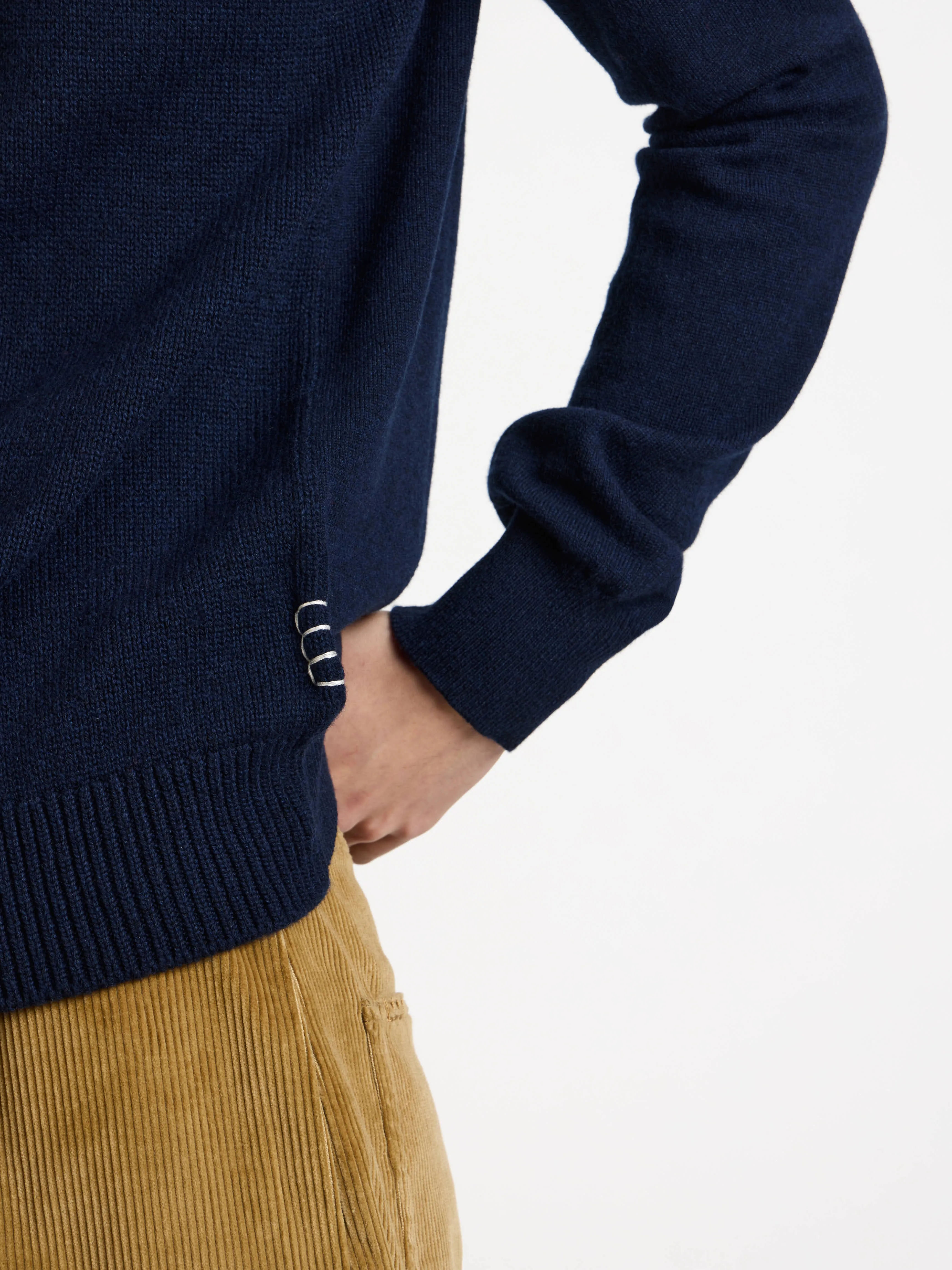 MENS RAGLAN JUMPER IN NAVY sold by J.W. Anderson product image thumbnail 5