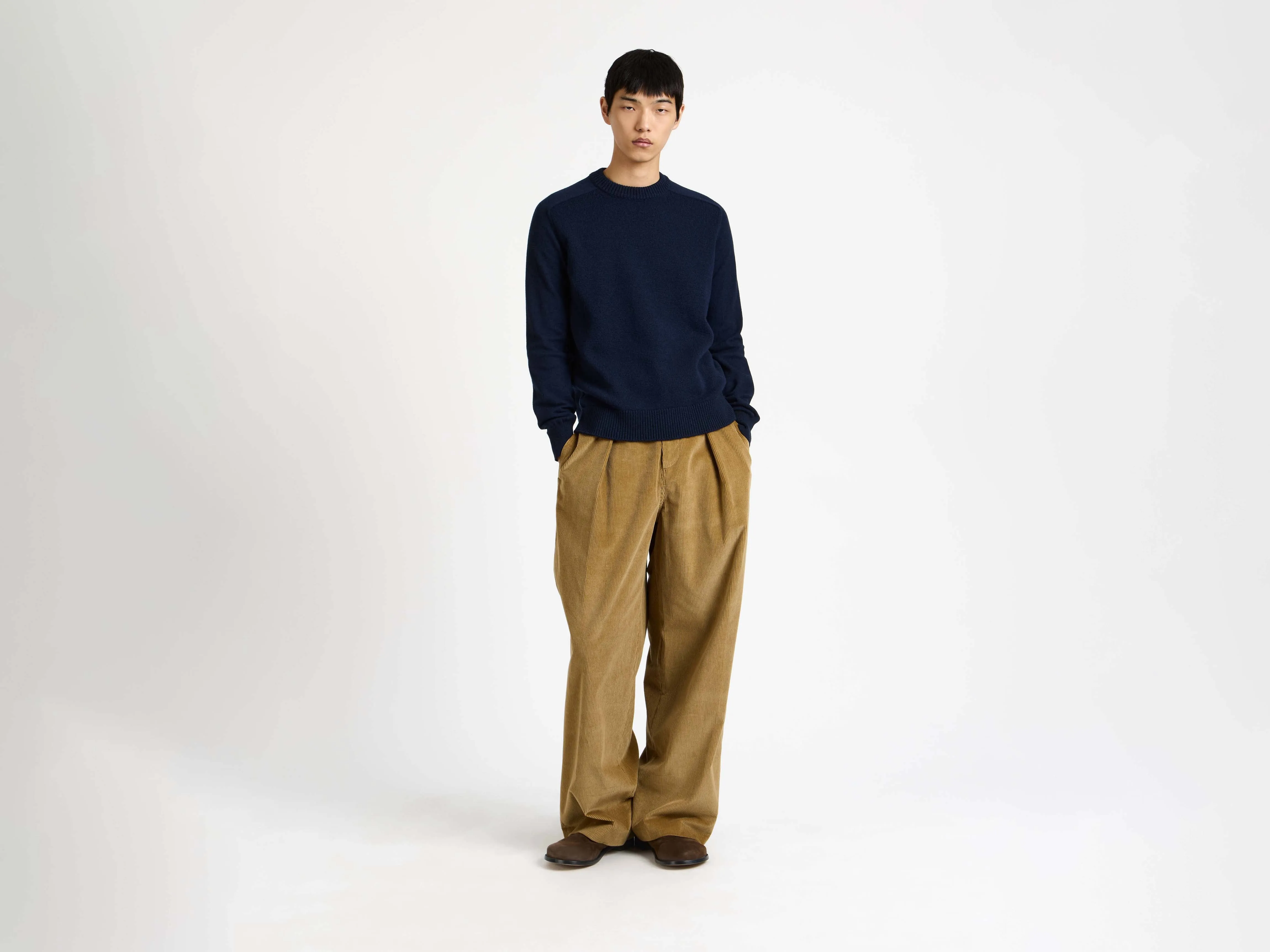 MENS RAGLAN JUMPER IN NAVY sold by J.W. Anderson product image thumbnail 2