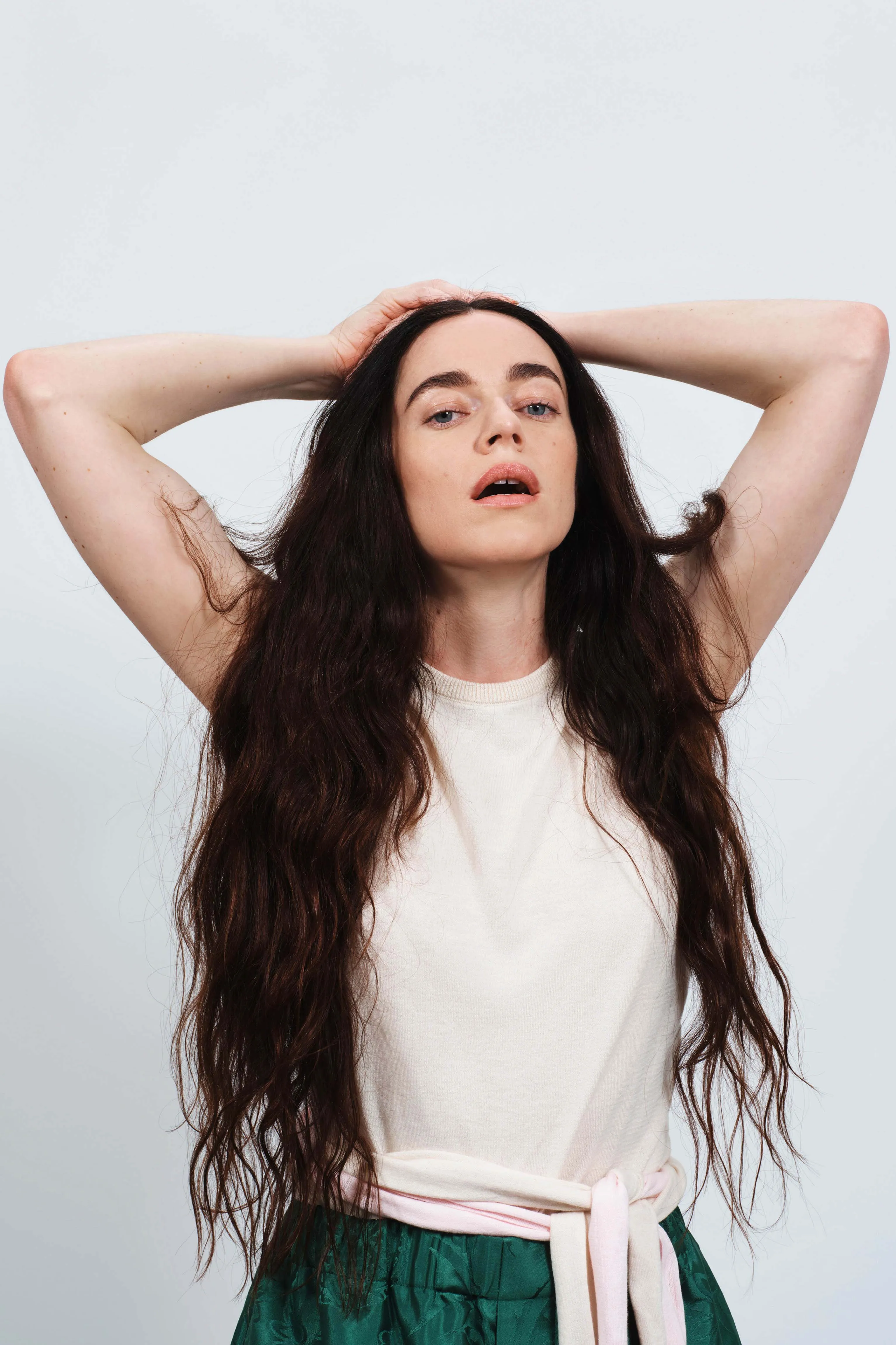 WOMENS WAIST TIE TANK TOP IN IVORY sold by J.W. Anderson product image thumbnail 2