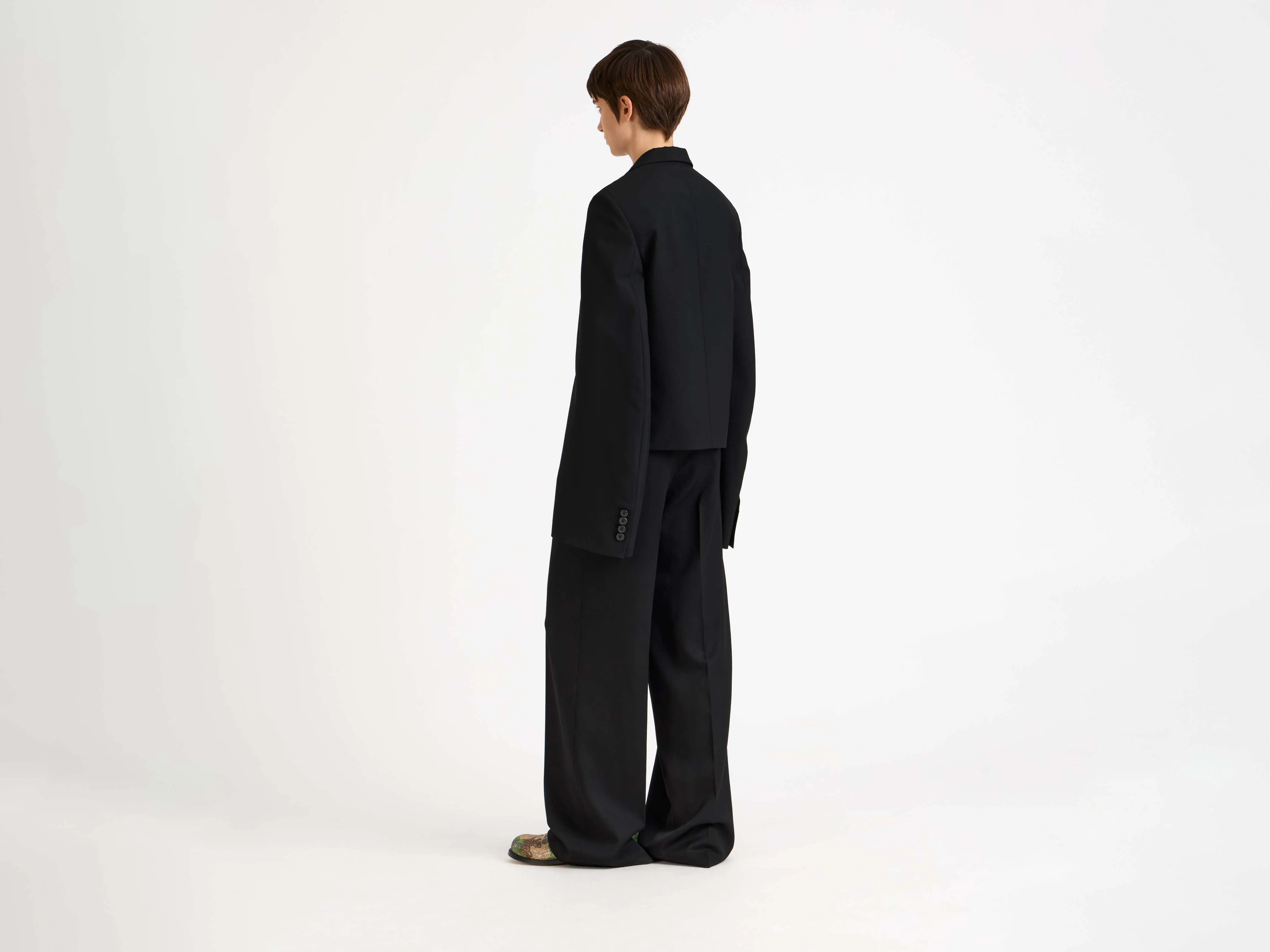 WOMENS BELL SLEEVE JACKET IN BLACK sold by J.W. Anderson product image thumbnail 2