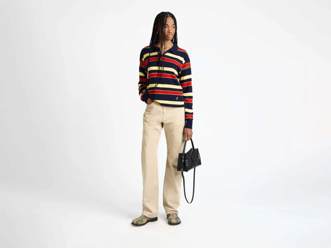 WOMENS STRAIGHT LEG JEANS IN BEIGE sold by J.W. Anderson