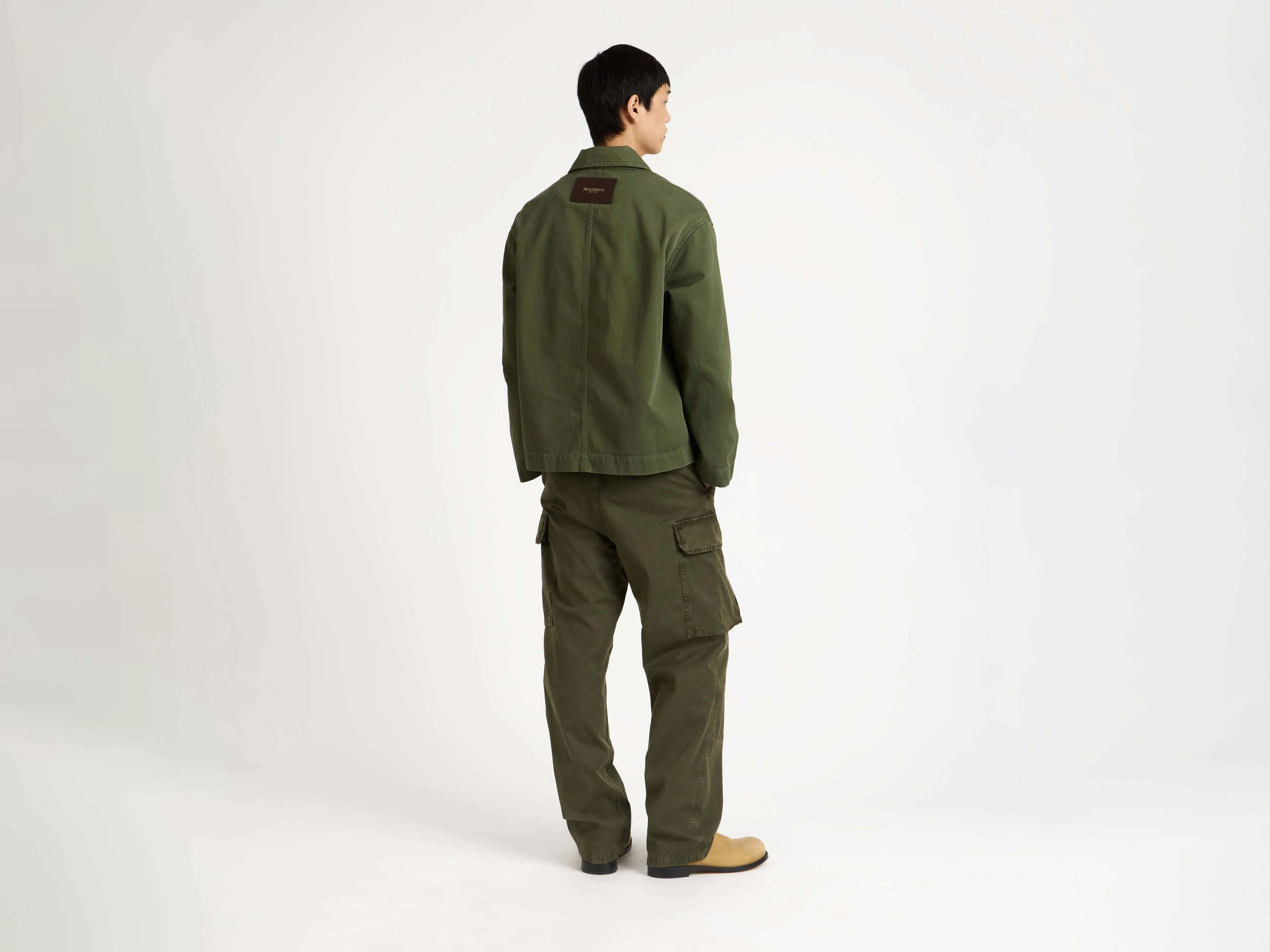 MENS PATCH POCKET JACKET IN WASHED GREEN sold by J.W. Anderson product image thumbnail 2