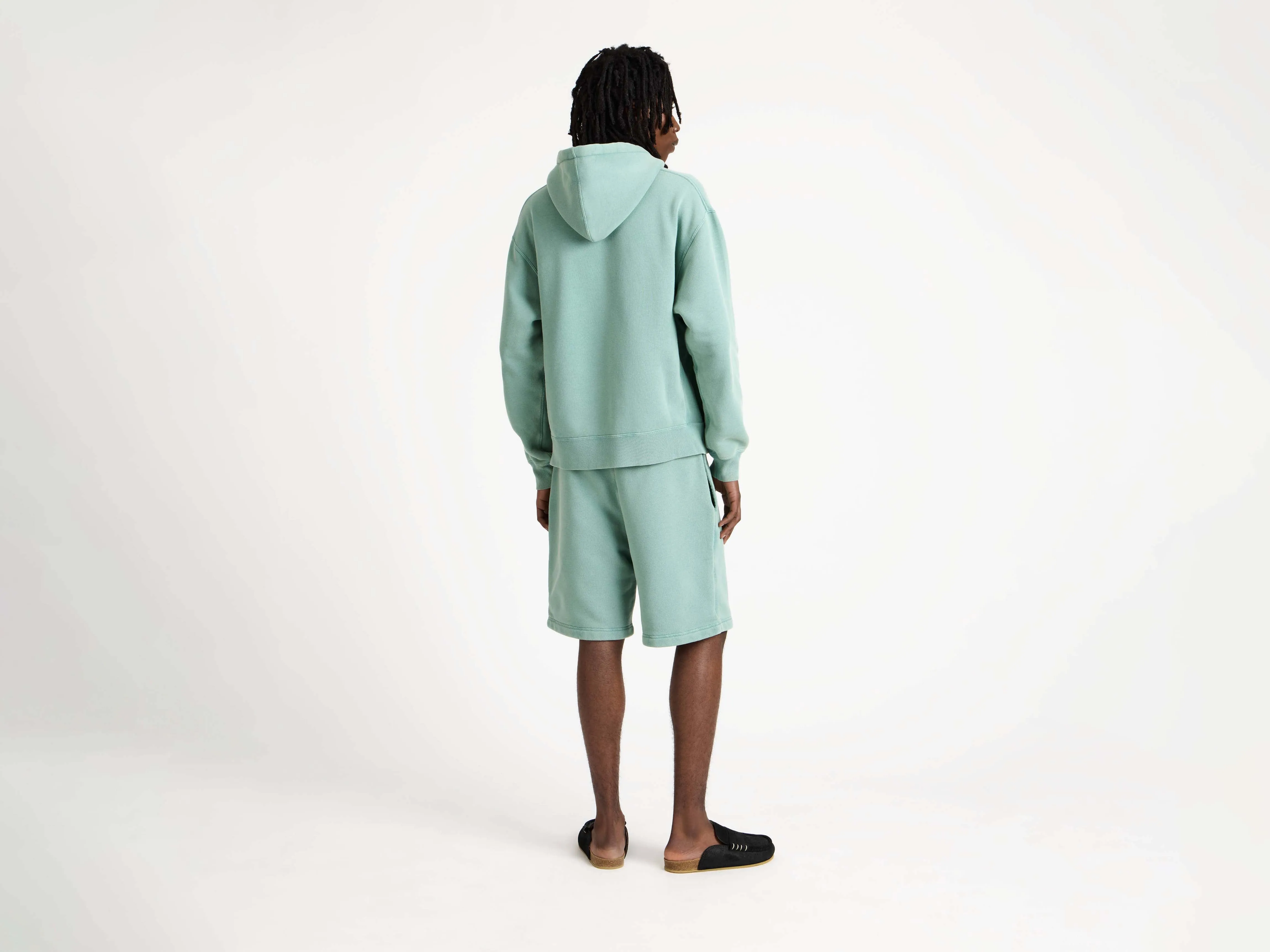 MENS DRAWSTRING SHORTS IN WASHED TEAL sold by J.W. Anderson product image thumbnail 2