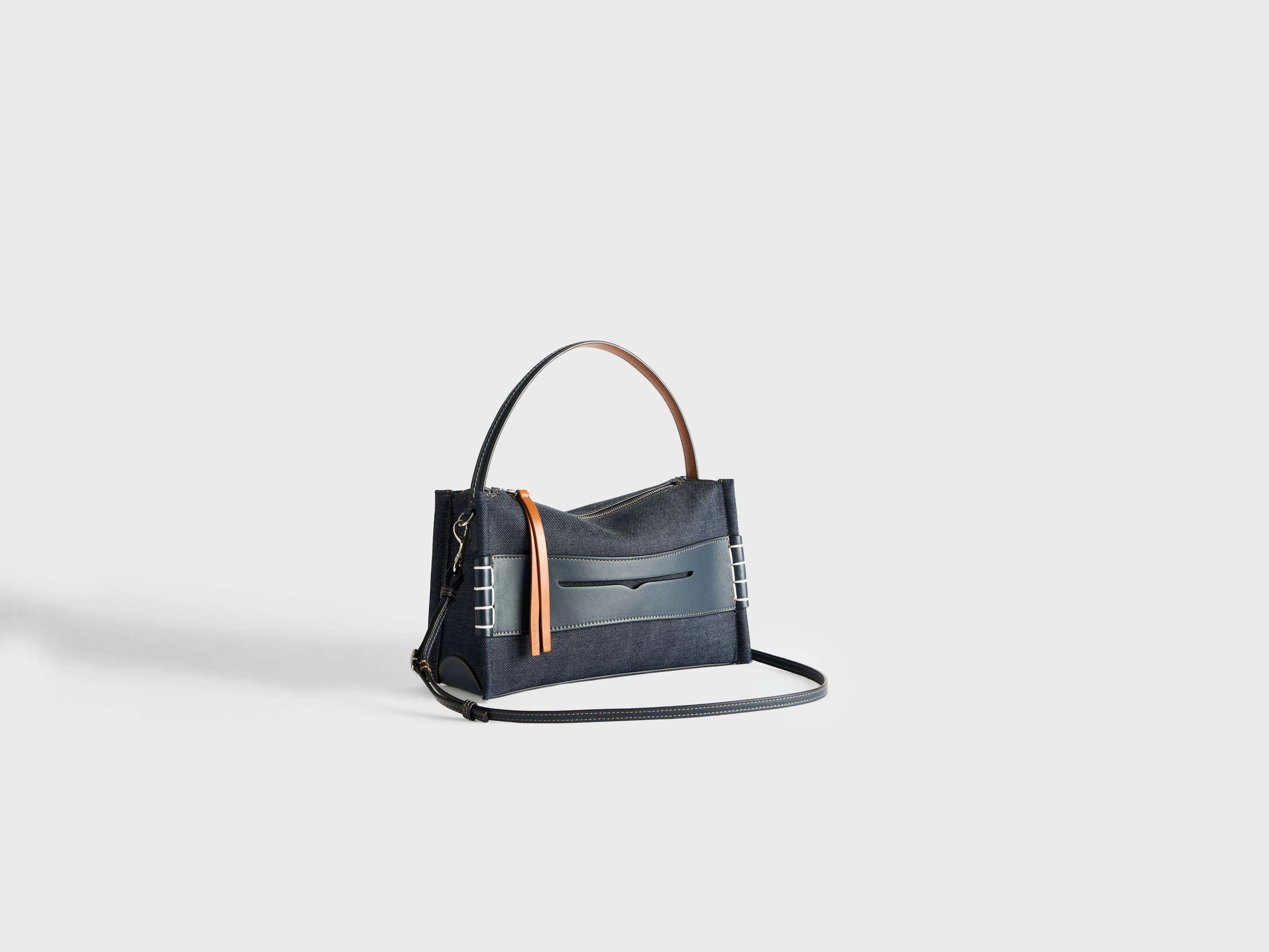 SMALL LOAFER BAG IN INDIGO DENIM sold by J.W. Anderson product image thumbnail 2